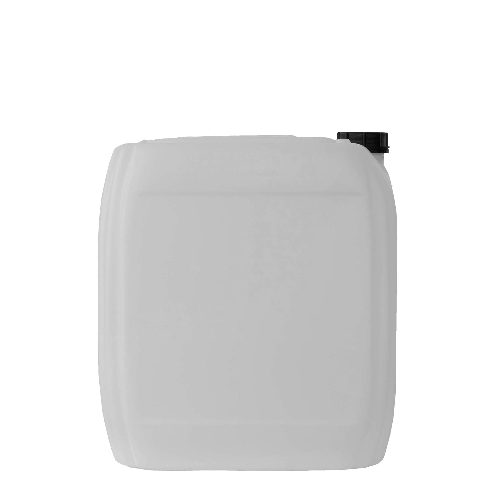 Canistră de 30 l, dreptunghiulară, plastic HDPE, natural, deschidere: ND 60