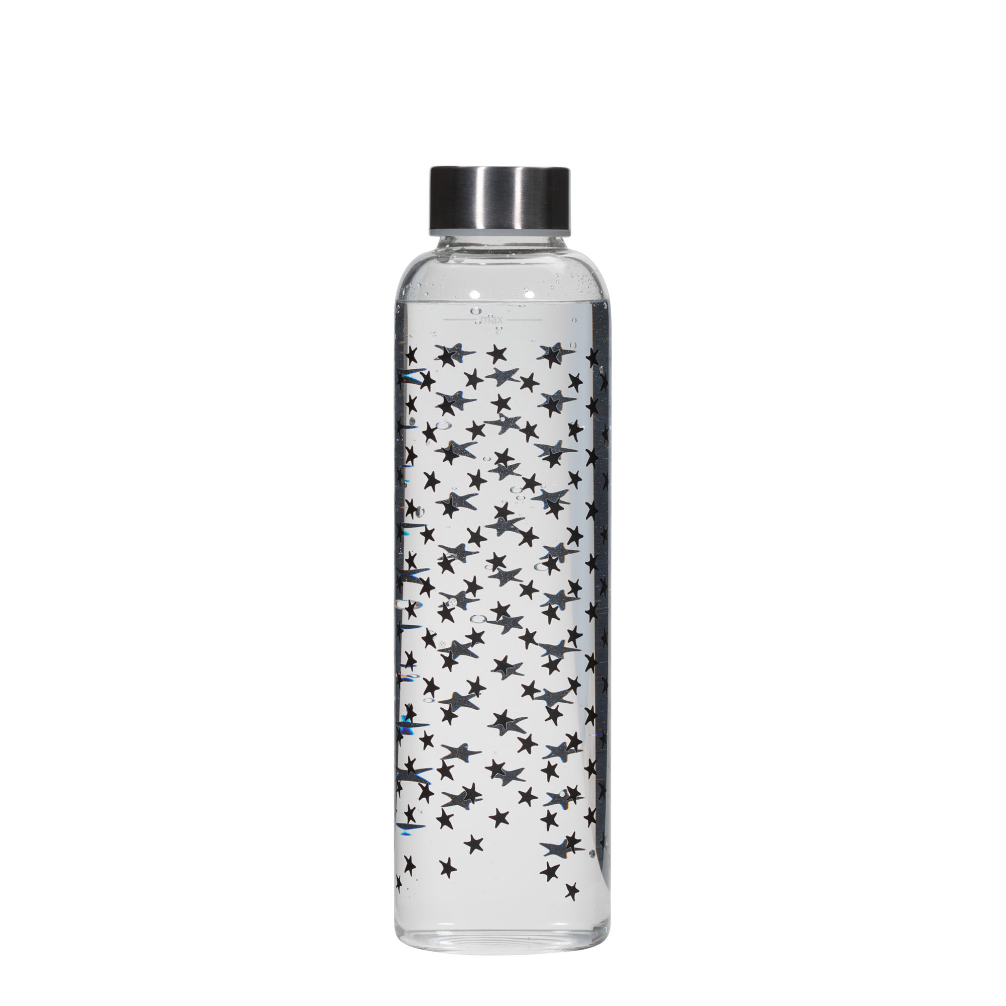 Sticlă de băut 500 ml „Perseus - Stele Negre”, gura: capac cu filet Sticlă de băut 500 ml „Perseus - Stele Negre”, gura: capac cu filet