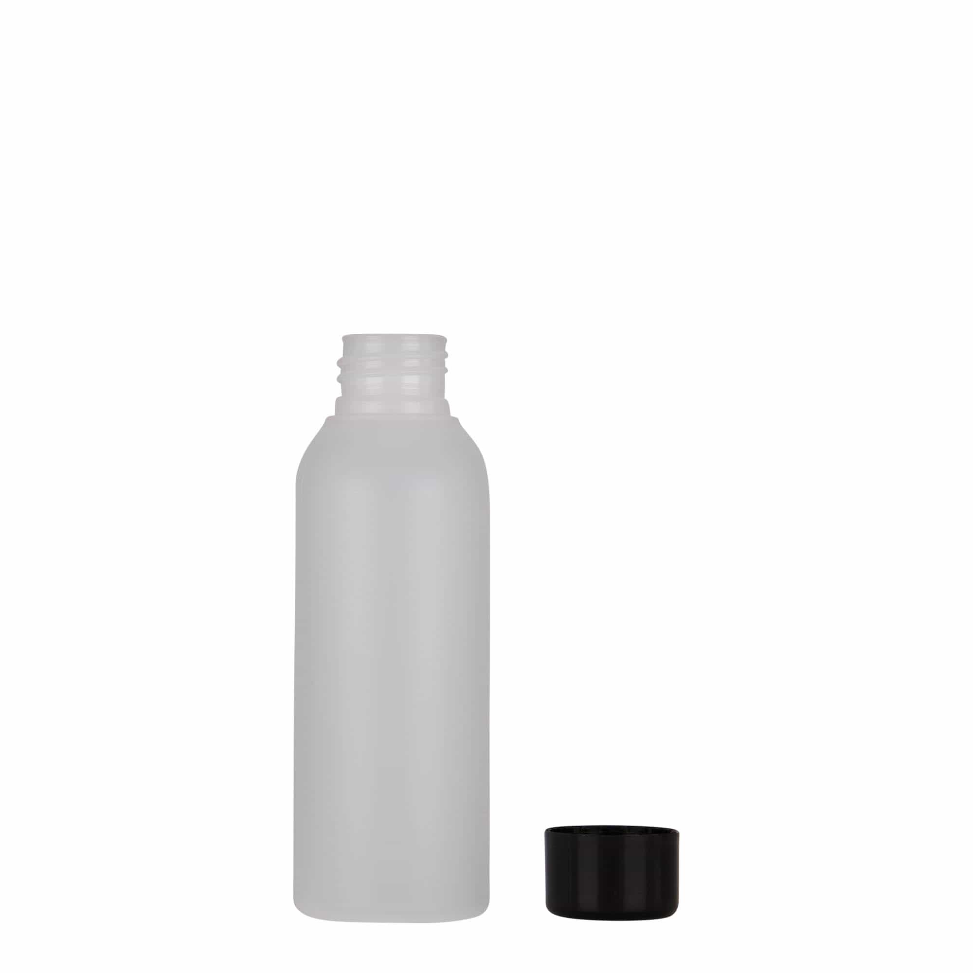 100 ml sticlă din plastic „Tuffy”, HDPE, natural, gura: 24/410