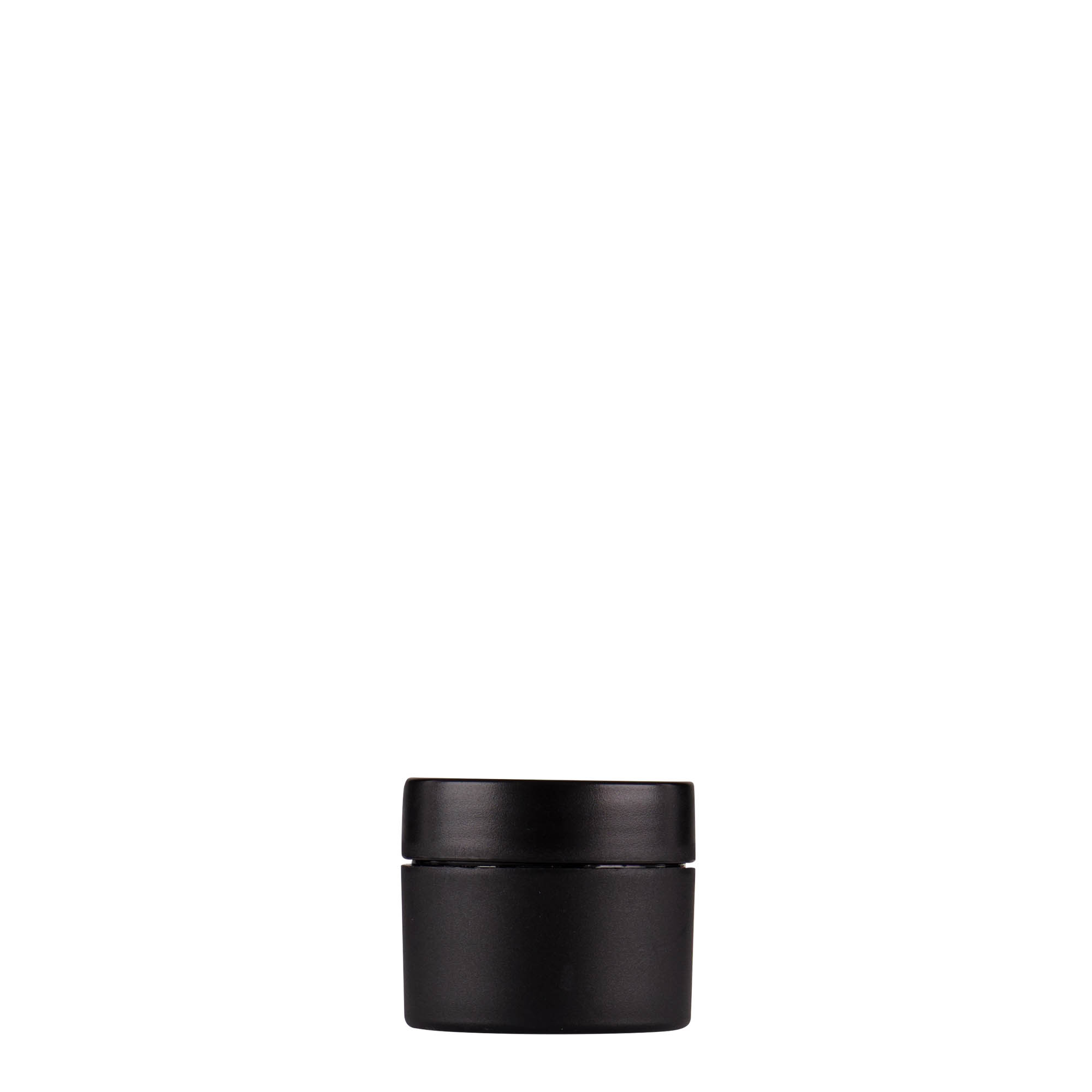 5 ml cutie din plastic „Antonella”, PP, negru, gura: capac cu filet 5 ml cutie din plastic „Antonella”, PP, negru, gura: capac cu filet