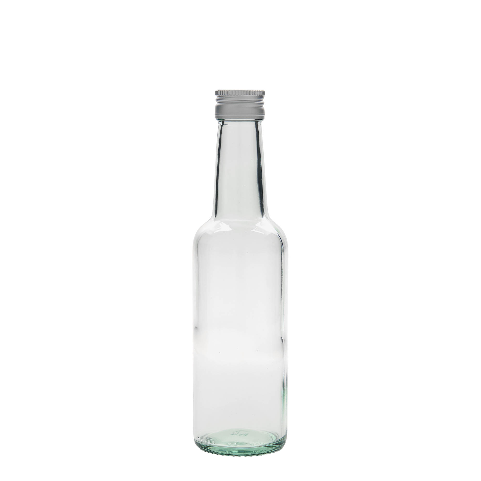 Sticlă de sticlă de 250 ml cu gât drept, deschidere: PP 28 Sticlă de sticlă de 250 ml cu gât drept, deschidere: PP 28