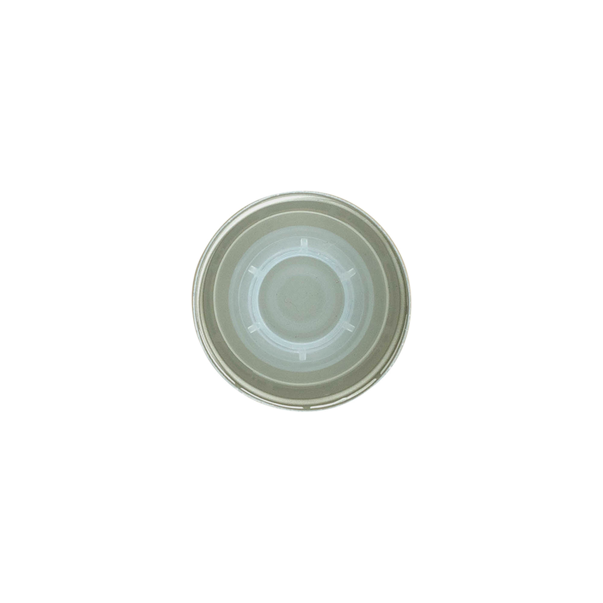 Capac cu filet și insert pentru turnare, metal-plastic, auriu, pentru deschidere: PP 31,5 Capac cu filet și insert pentru turnare, metal-plastic, auriu, pentru deschidere: PP 31,5