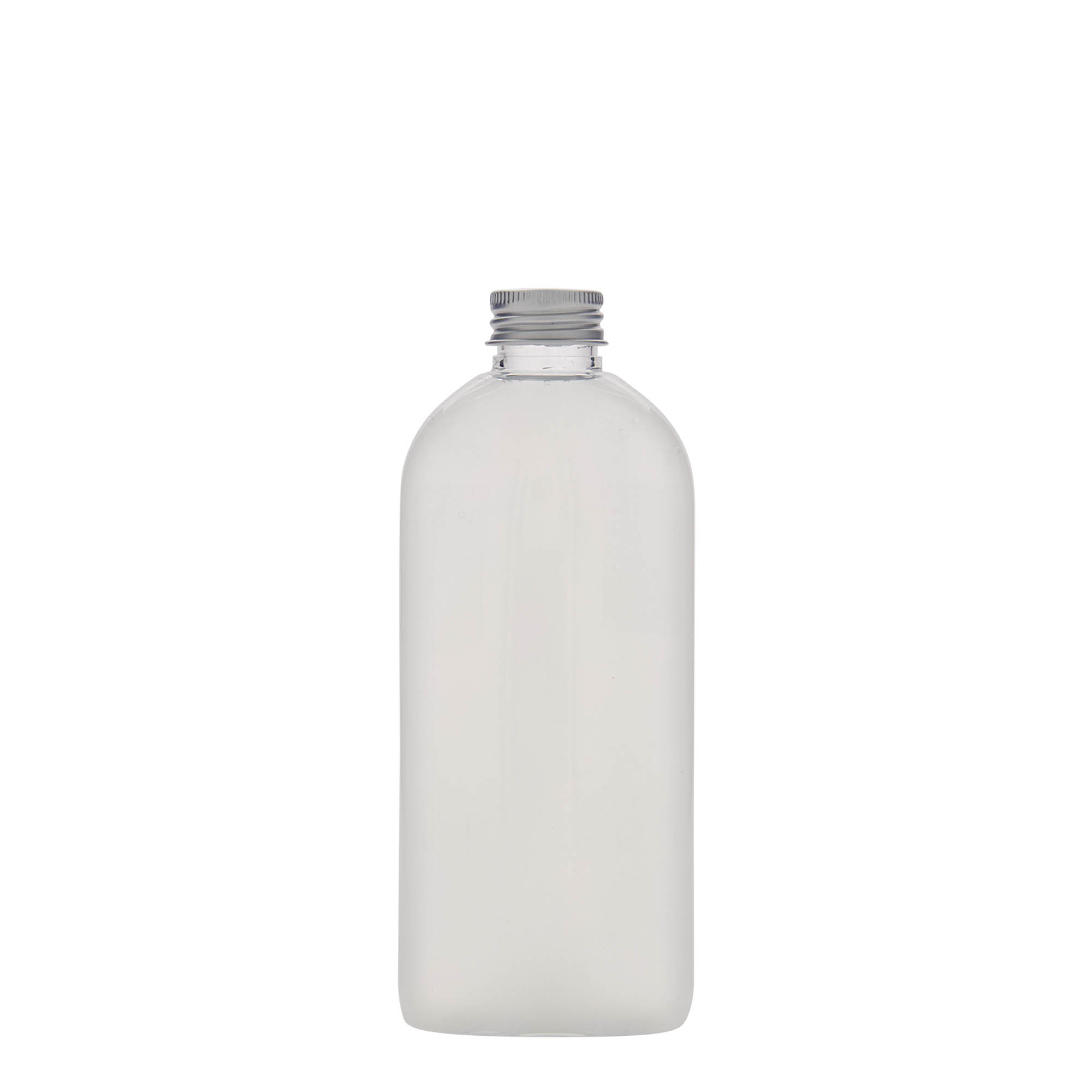 Sticlă PET de 250 ml „Iris”, ovală, plastic, gura: 24/410 Sticlă PET de 250 ml „Iris”, ovală, plastic, gura: 24/410