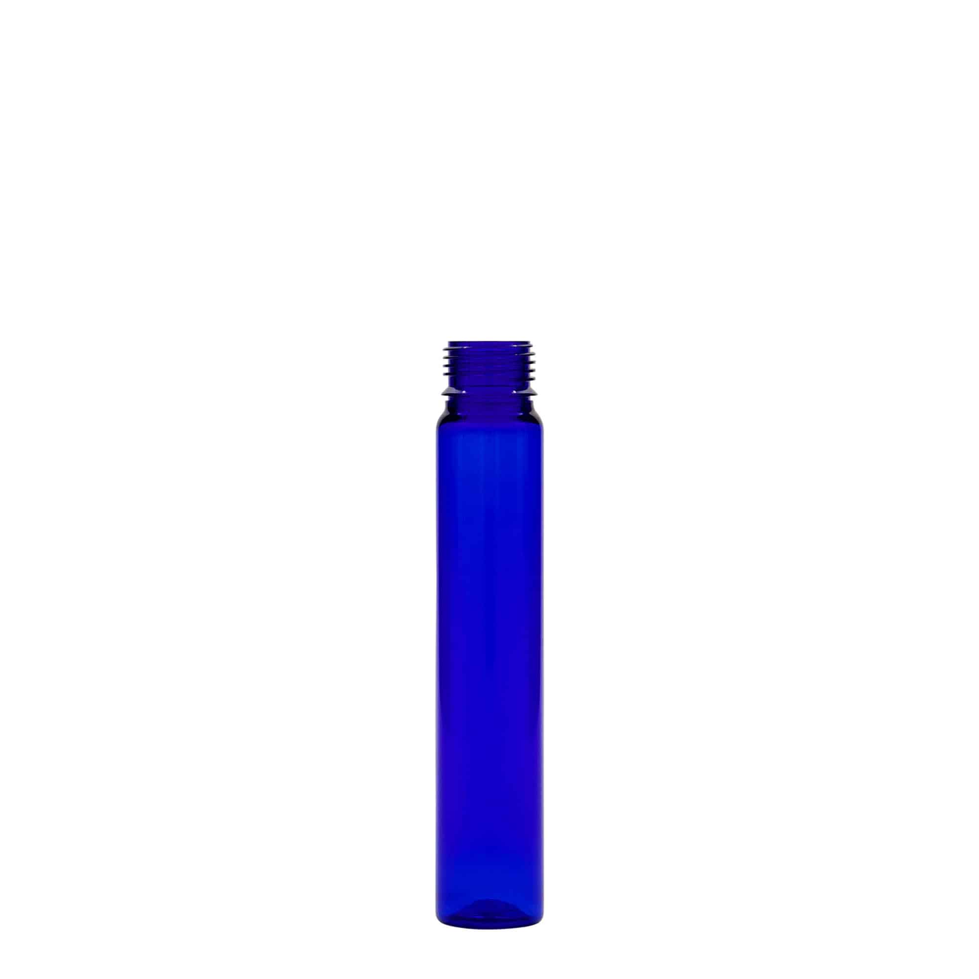 25 ml tuburi PET, plastic, albastru regal, gură: capac cu filet
