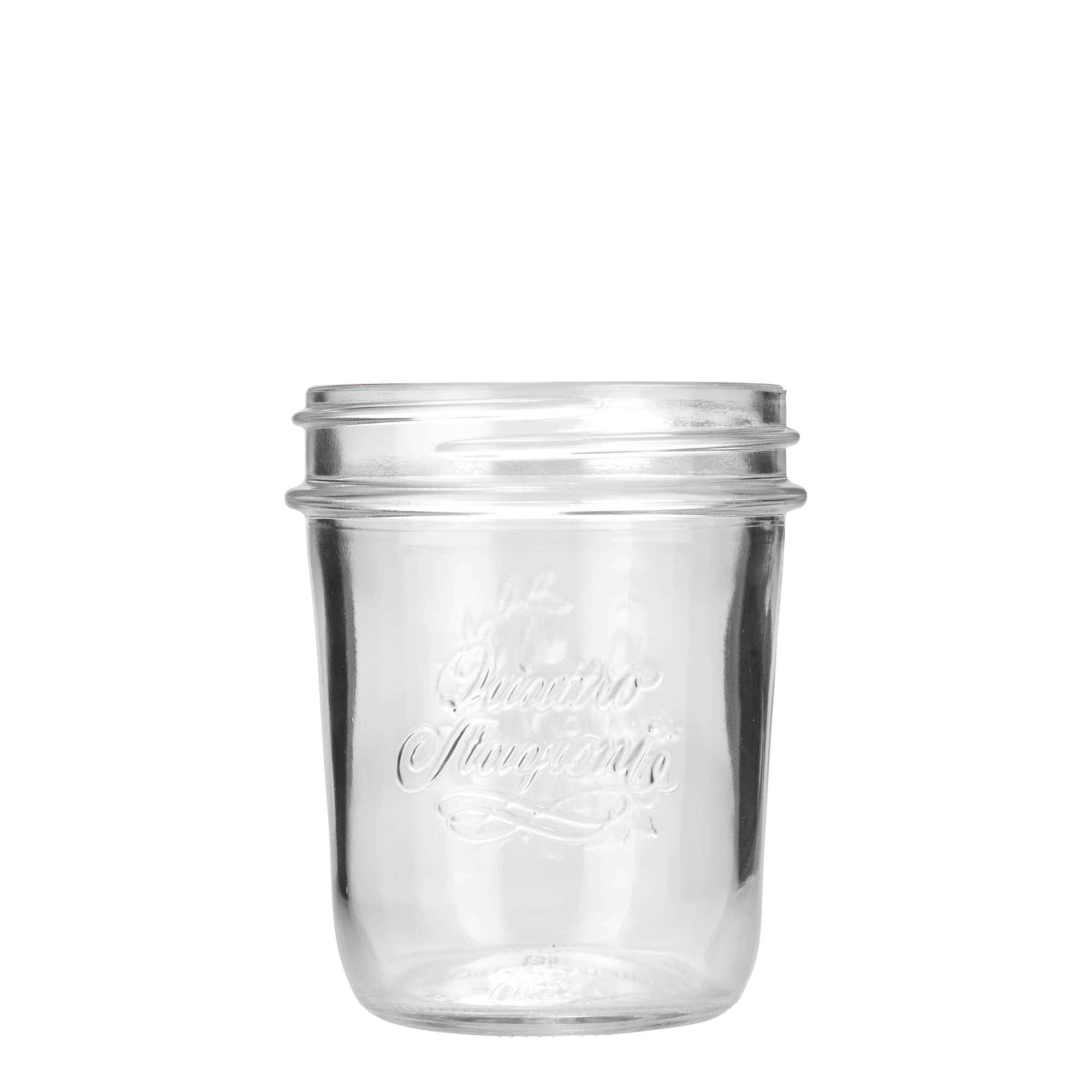 320 ml borcan cu gura largă 'Quattro Stagioni', deschidere: capac cu filet