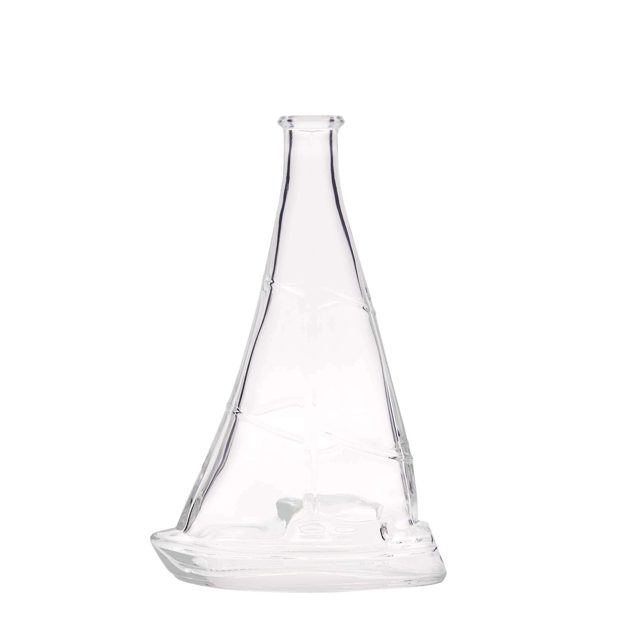 Sticlă de sticlă de 350 ml „Barcă cu vele”, gura: dop de plută