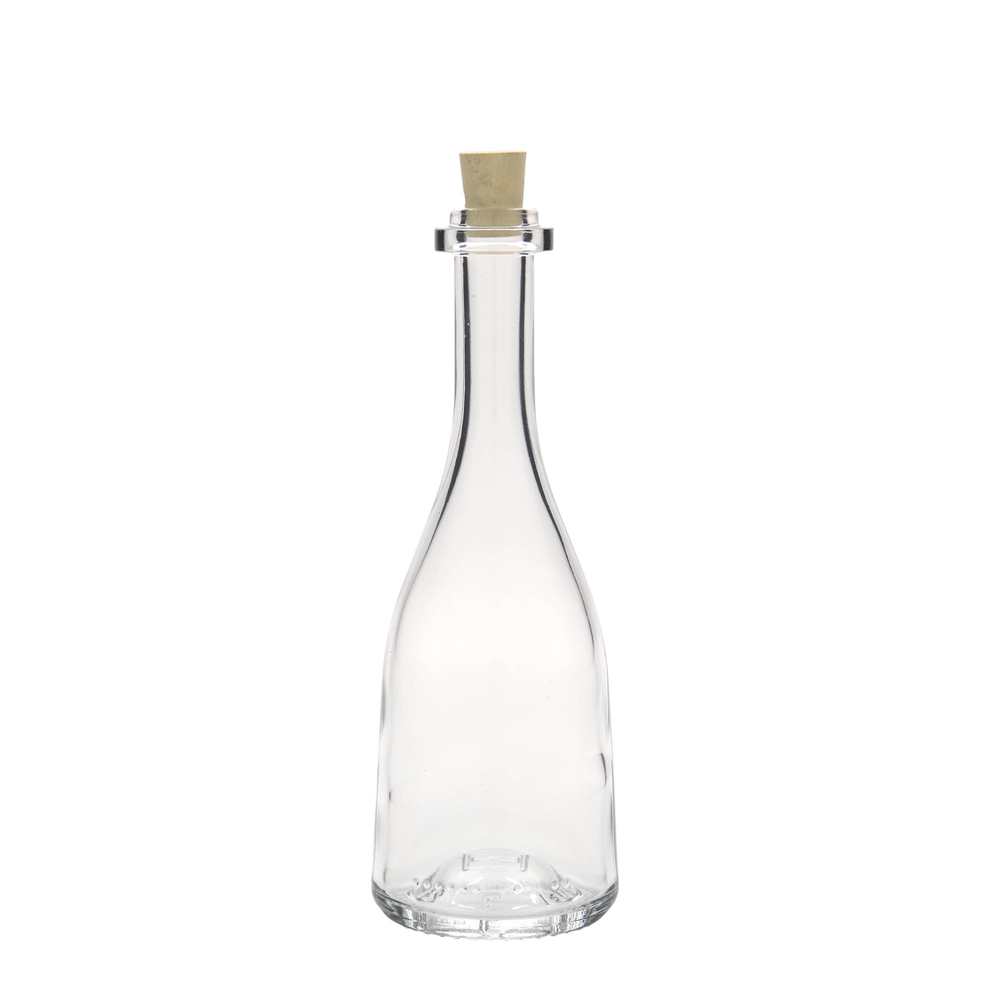 Sticlă de sticlă de 200 ml „Rustica”, gura: dop de plută Sticlă de sticlă de 200 ml „Rustica”, gura: dop de plută