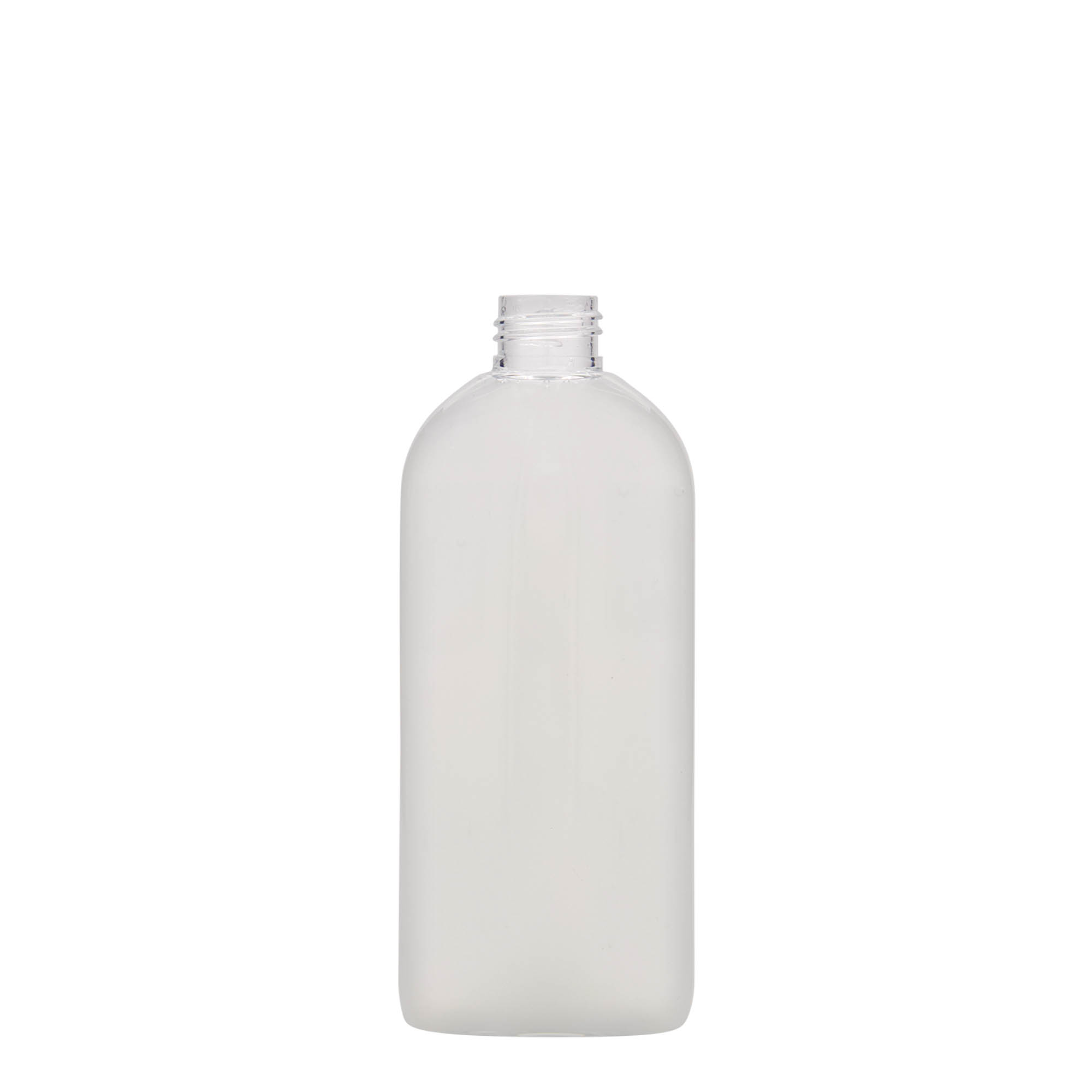 Sticlă PET de 250 ml „Iris”, ovală, plastic, gura: 24/410 Sticlă PET de 250 ml „Iris”, ovală, plastic, gura: 24/410