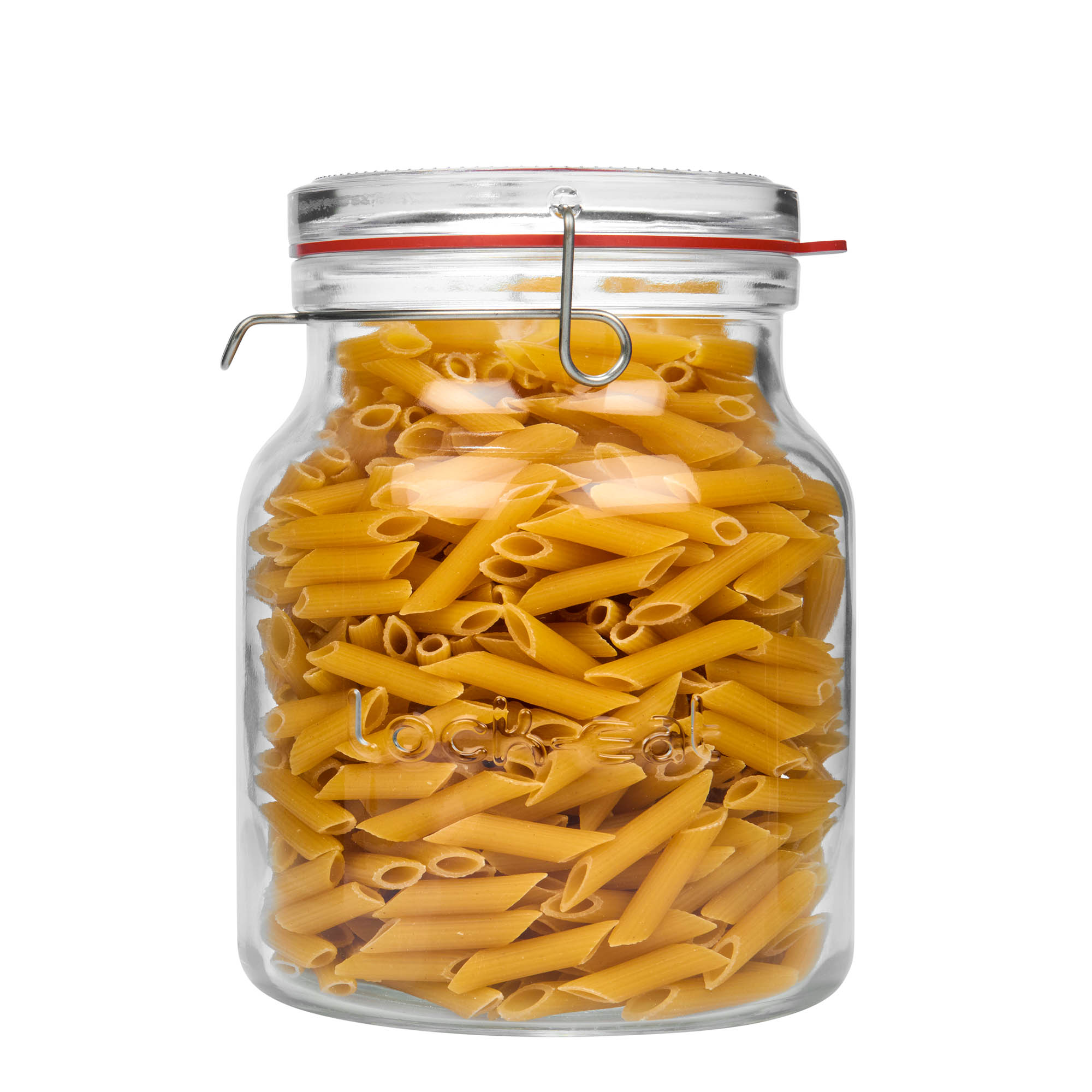 2.000 ml borcan cu clemă metalică „Lock-Eat”, gura borcanului: închidere cu clemă metalică