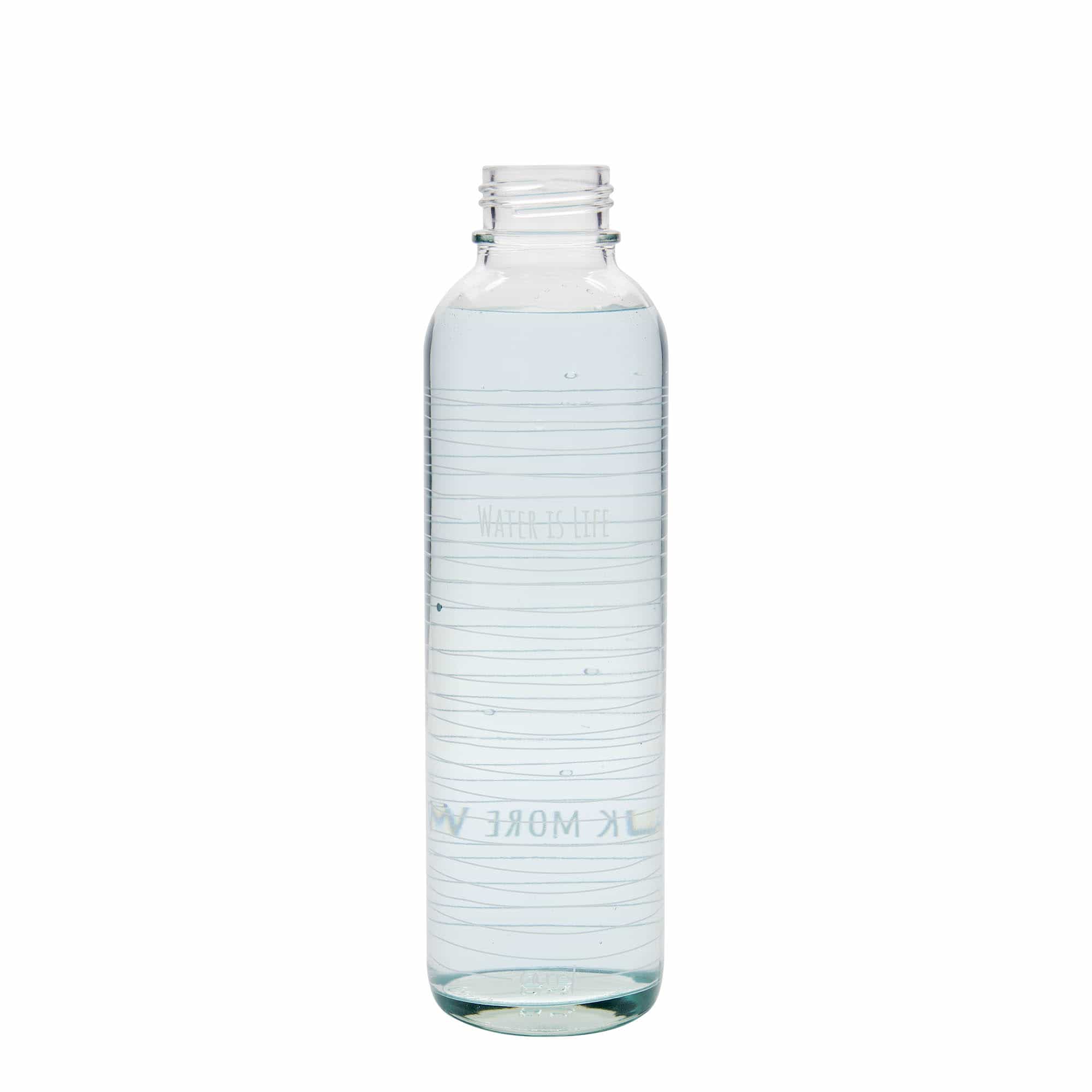 Sticlă de băut de 700 ml CARRY Bottle „Apa este viață”, deschidere: capac cu filet