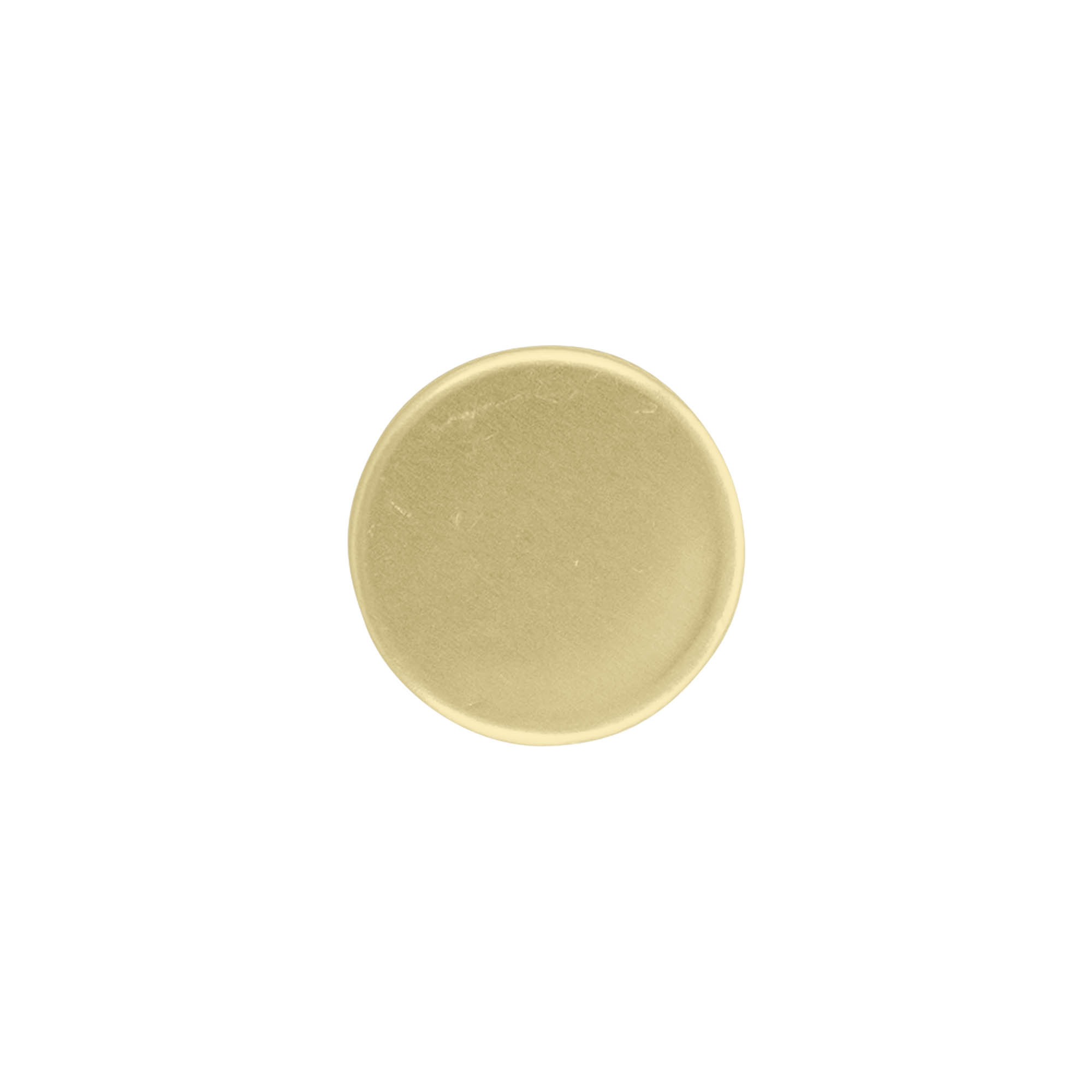 Capac cu filet și insert pentru turnare, metal-plastic, auriu, pentru deschidere: PP 31,5
