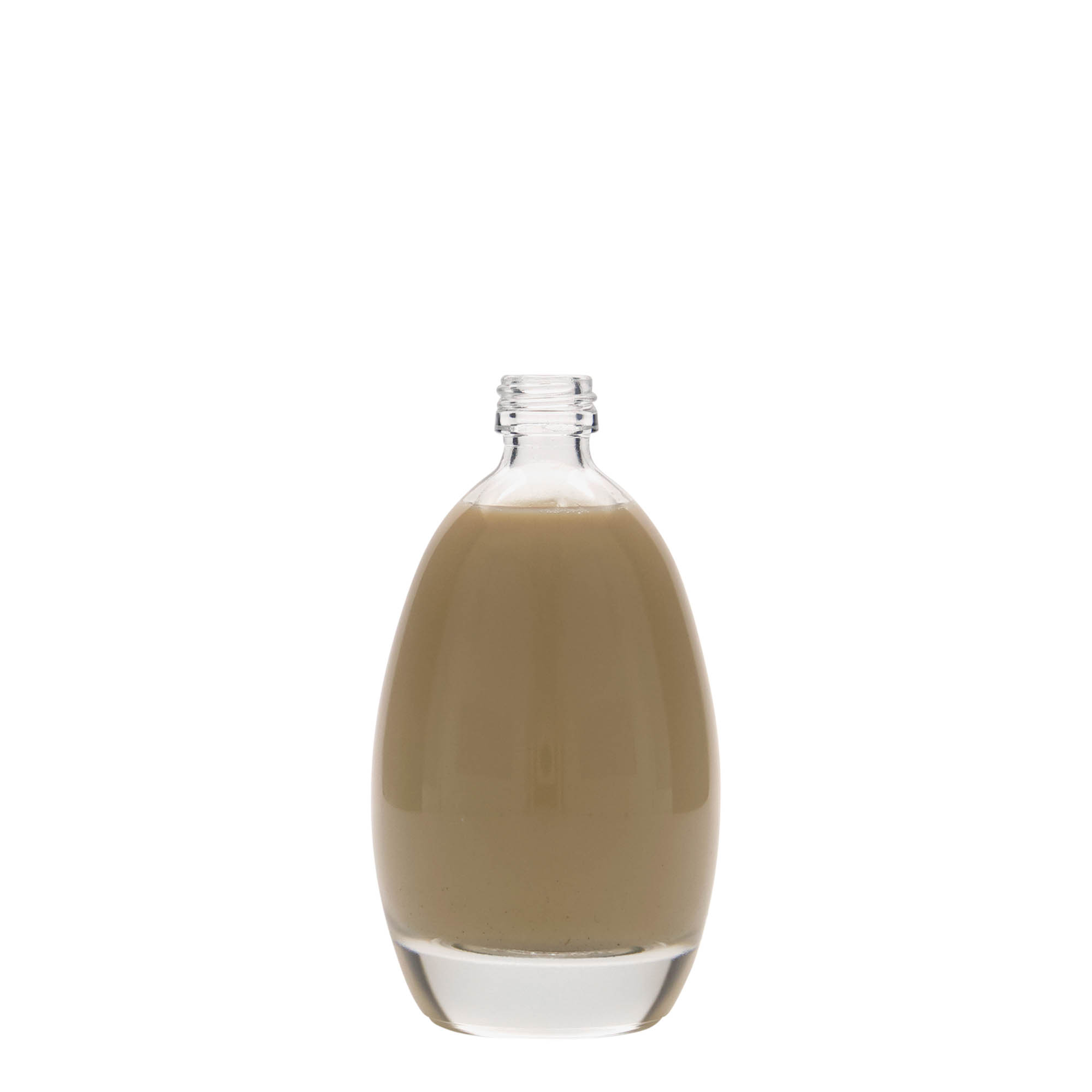 Sticlă de sticlă de 100 ml „Ou”, gura: PP 18
