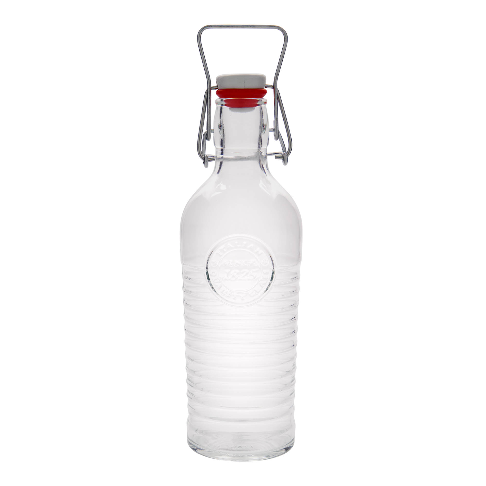 Sticlă de sticlă de 750 ml 'Officina 1825', gât: închidere cu clemă Sticlă de sticlă de 750 ml 'Officina 1825', gât: închidere cu clemă