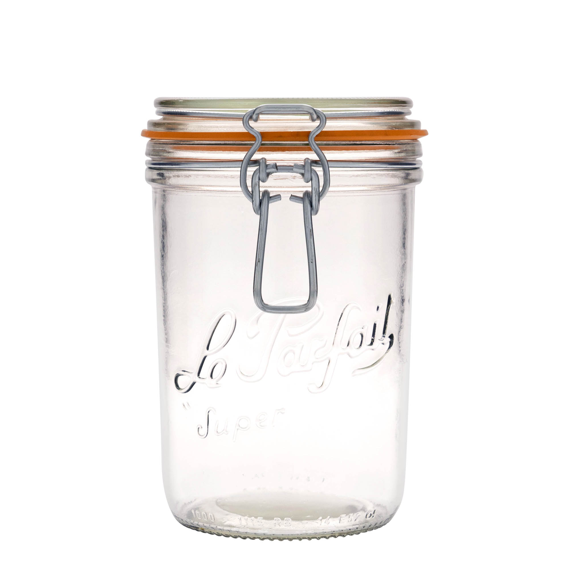1.000 ml borcan cu clemă metalică „Le Parfait Super Terrine”, deschidere: închidere cu clemă metalică 1.000 ml borcan cu clemă metalică „Le Parfait Super Terrine”, deschidere: închidere cu clemă metalică