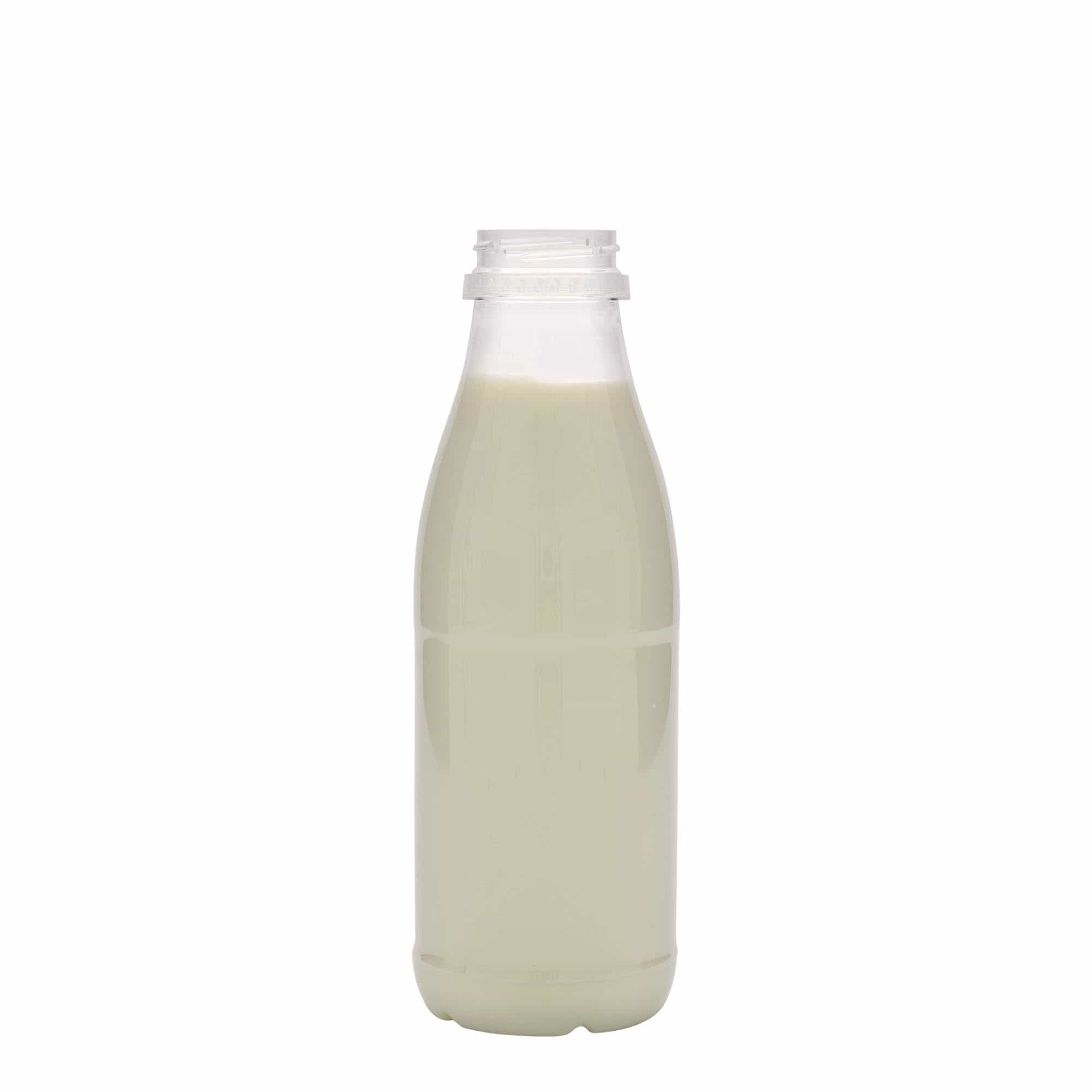 Sticlă PET de 500 ml „Lapte și suc”, plastic, gura sticlei: 38 mm Sticlă PET de 500 ml „Lapte și suc”, plastic, gura sticlei: 38 mm