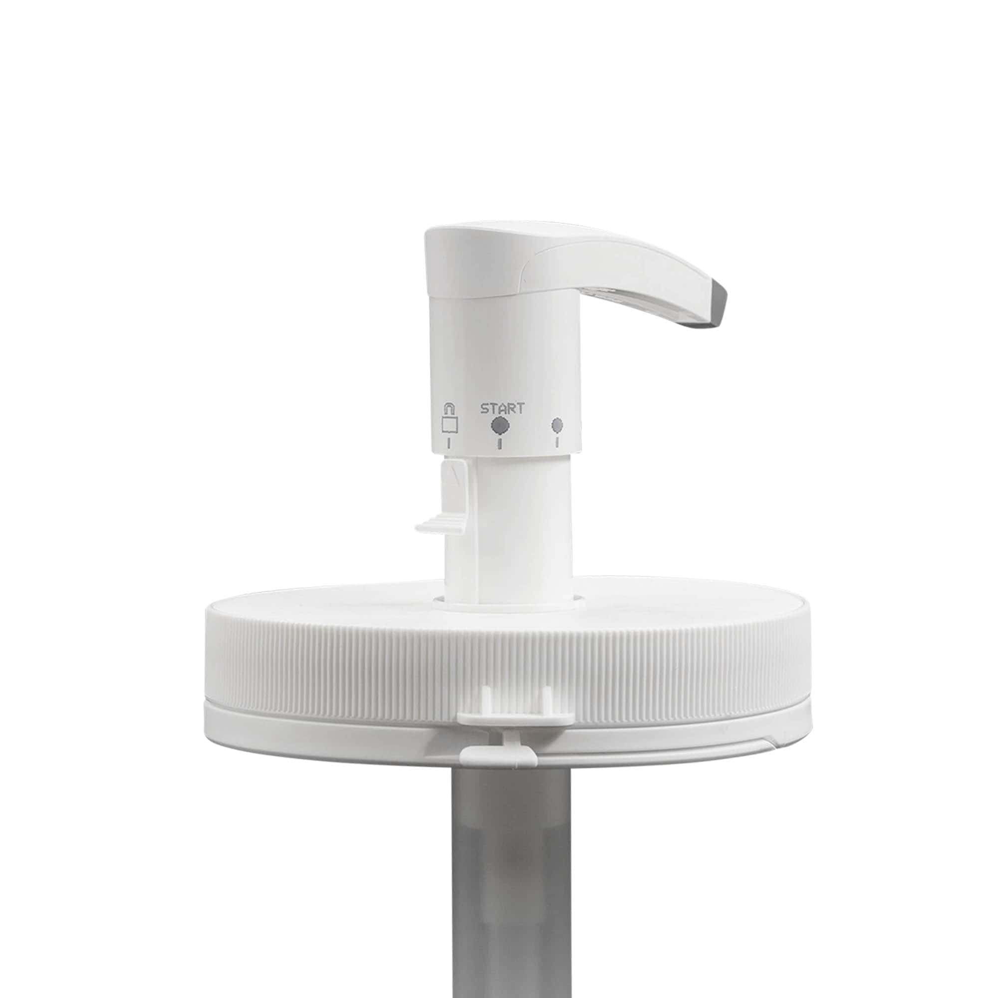 Pompa dozatoare pentru 1.240 ml „Securibox”, plastic PE, alb, pentru gură: capac cu filet