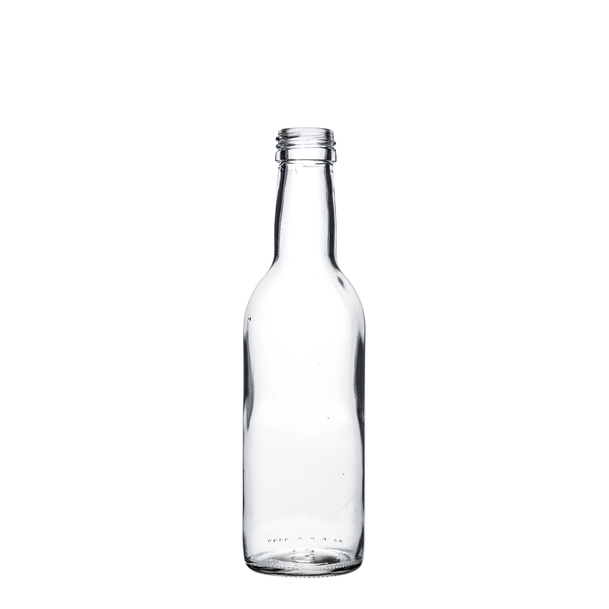 Sticlă de sticlă de 250 ml „Bordeaux”, gura: PP 28 Sticlă de sticlă de 250 ml „Bordeaux”, gura: PP 28