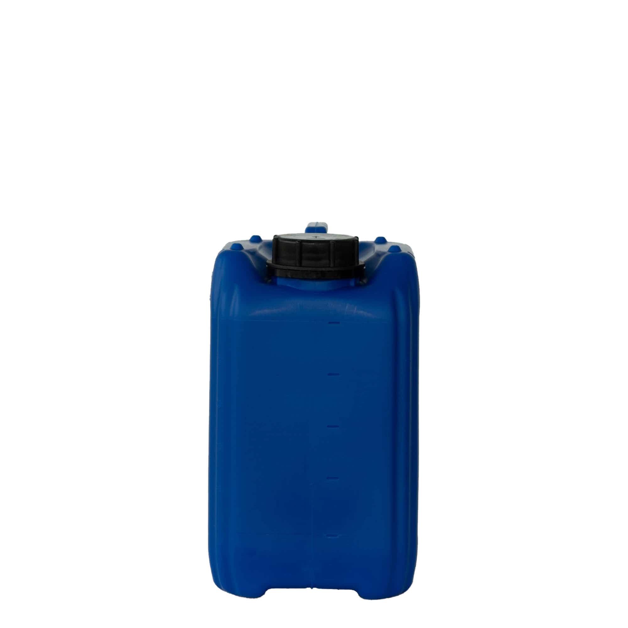 Canistră de 5 l, dreptunghiulară, plastic HDPE, albastru, gura: ND 55