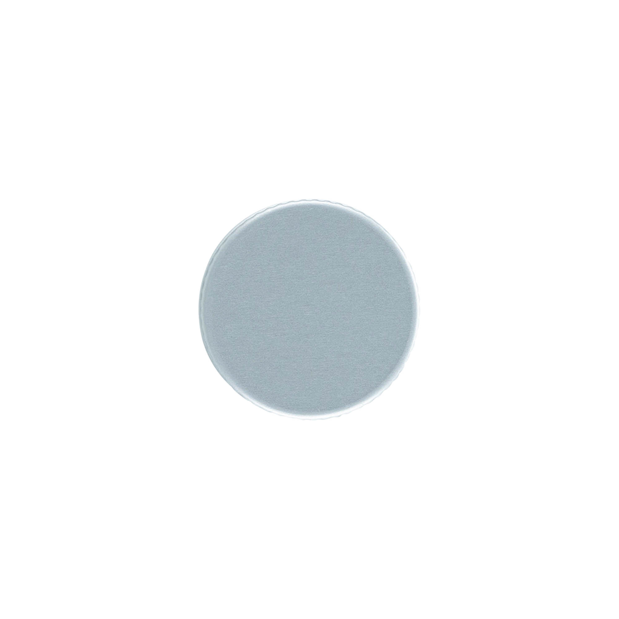 Capac cu filet, metal, argintiu, pentru deschidere: PP 31,5