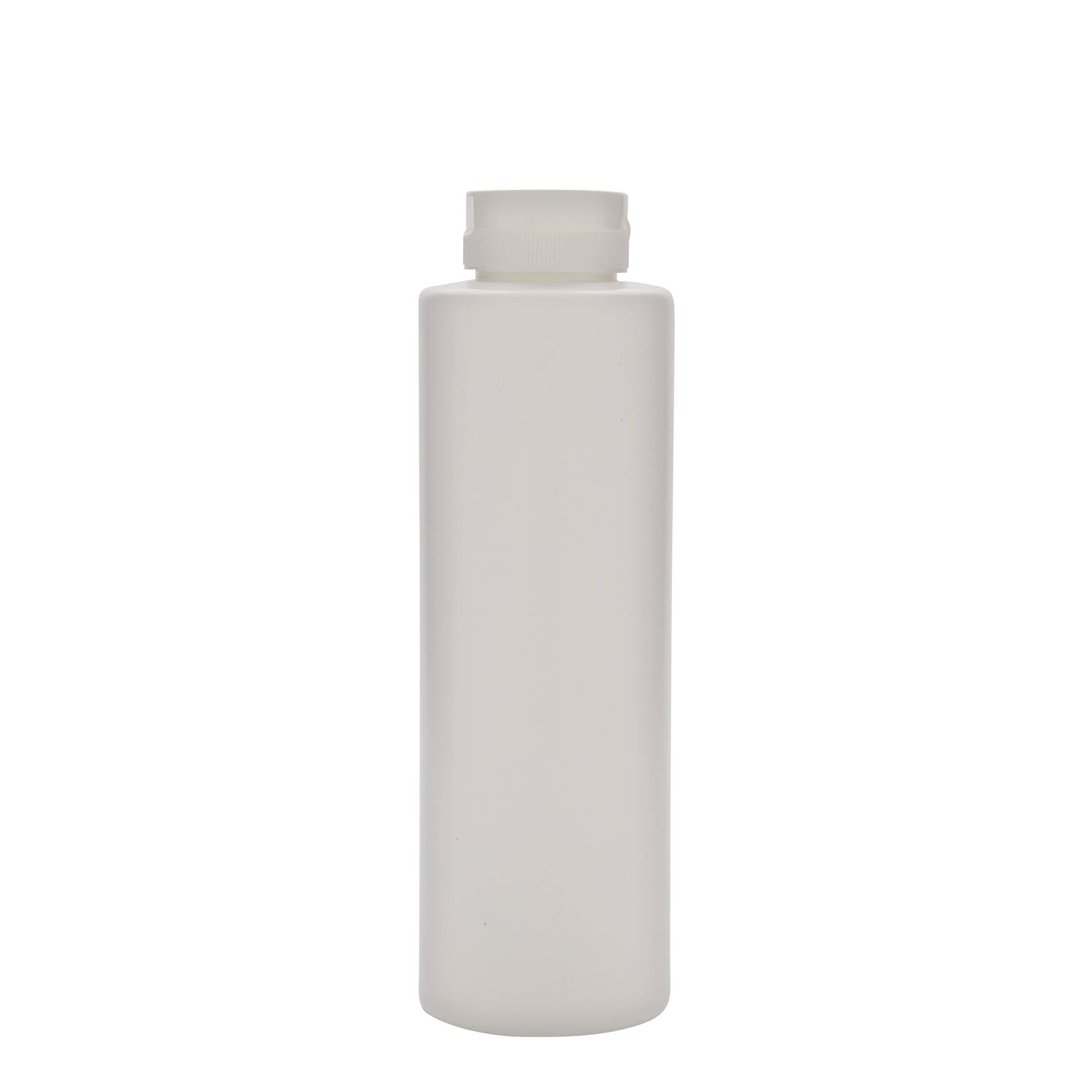 Sticlă pentru sos de 500 ml, plastic LDPE, alb, gura: 38/400