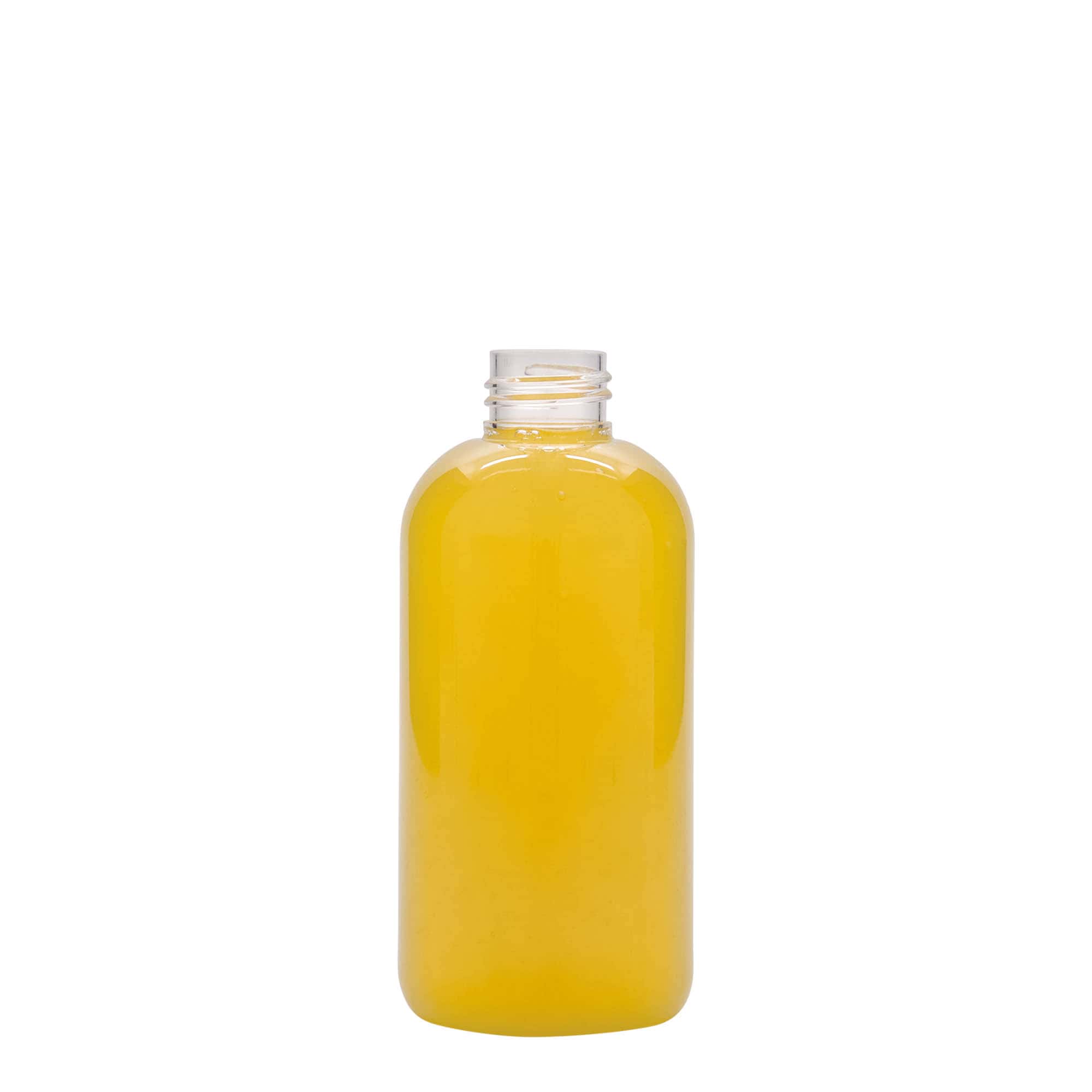 Sticlă PET de 200 ml „Boston”, plastic, gât: 24/410 Sticlă PET de 200 ml „Boston”, plastic, gât: 24/410