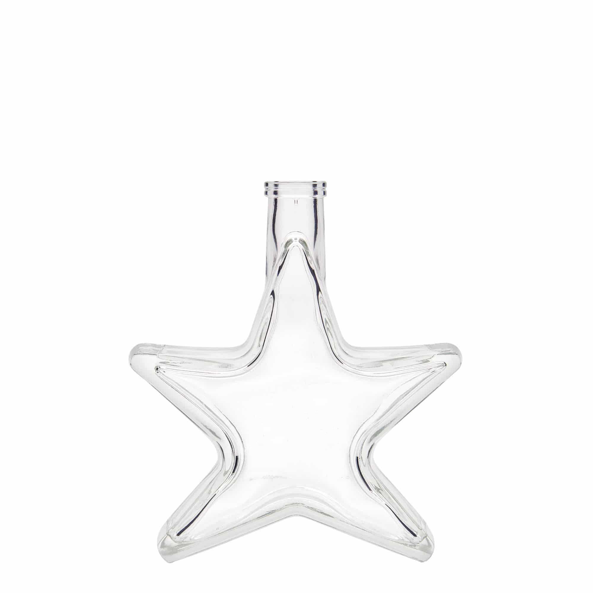 Sticlă de sticlă de 200 ml „Stea”, gât: plută