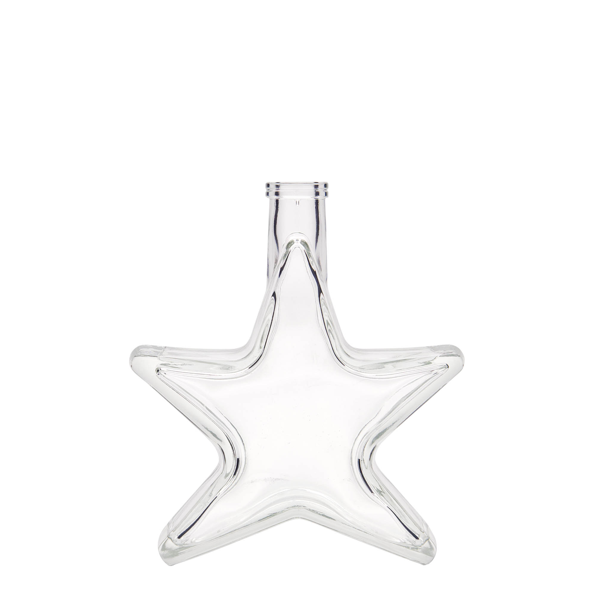 Sticlă de sticlă de 200 ml „Stea”, gât: plută