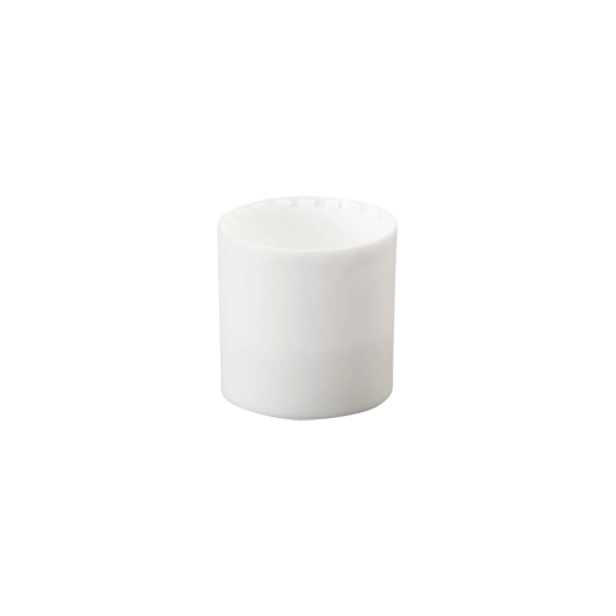 Capac cu filet Disc Top, plastic PP, alb, pentru gura: 24/410