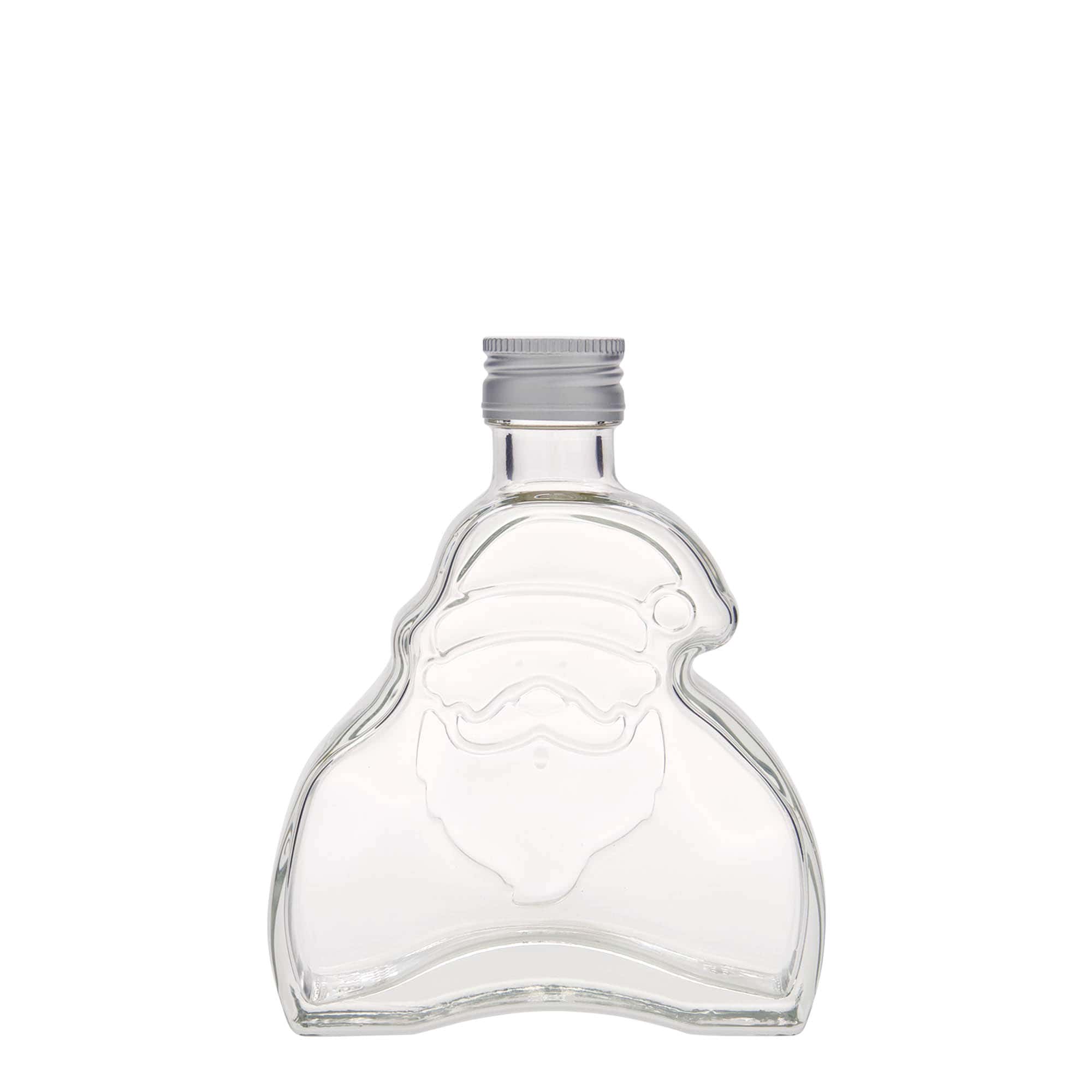 Sticlă de sticlă de 200 ml „Moș Crăciun”, gura: PP 28