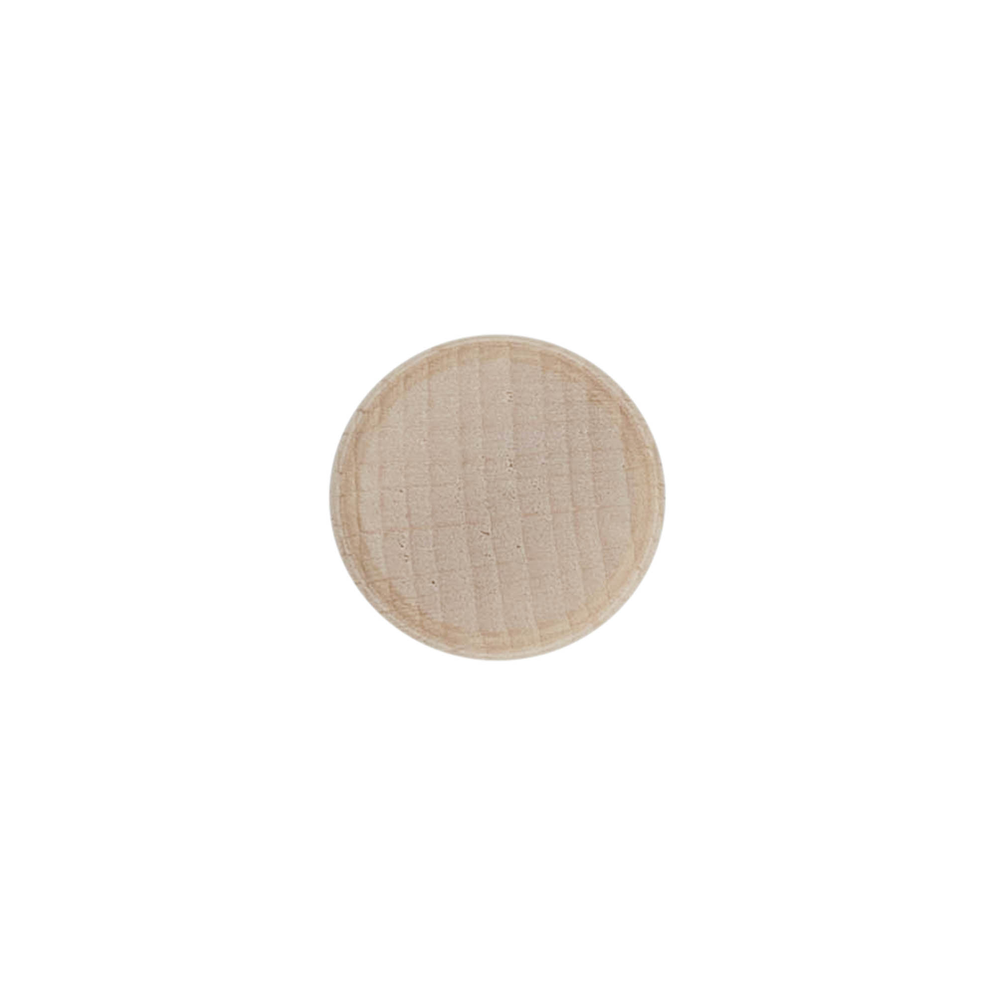 Dop cu mâner și deschidere dozatoare de 19 mm, lemn/plastic, bej, pentru gura: dop