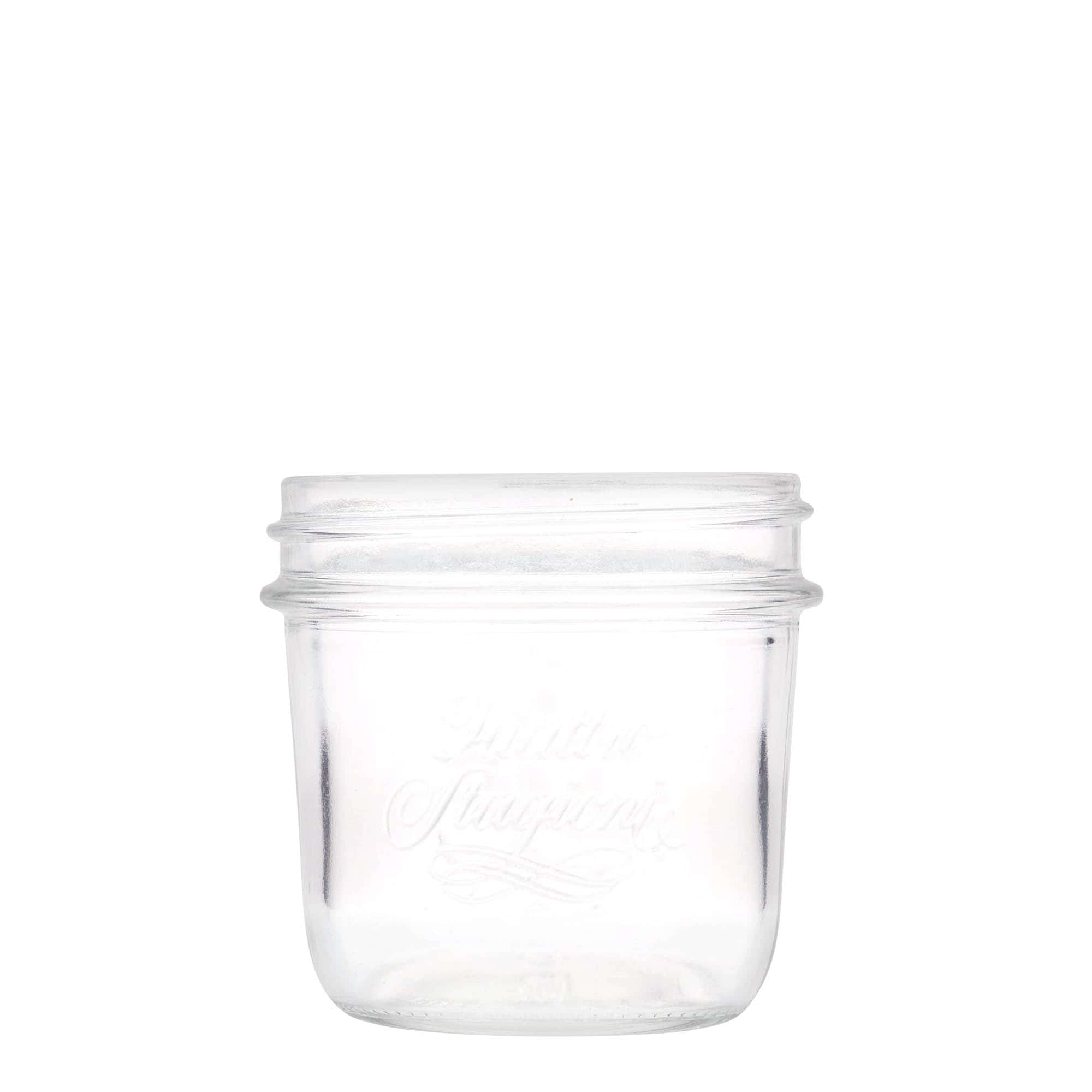 200 ml borcan cu gât drept „Quattro Stagioni”, deschidere: capac cu filet 200 ml borcan cu gât drept „Quattro Stagioni”, deschidere: capac cu filet