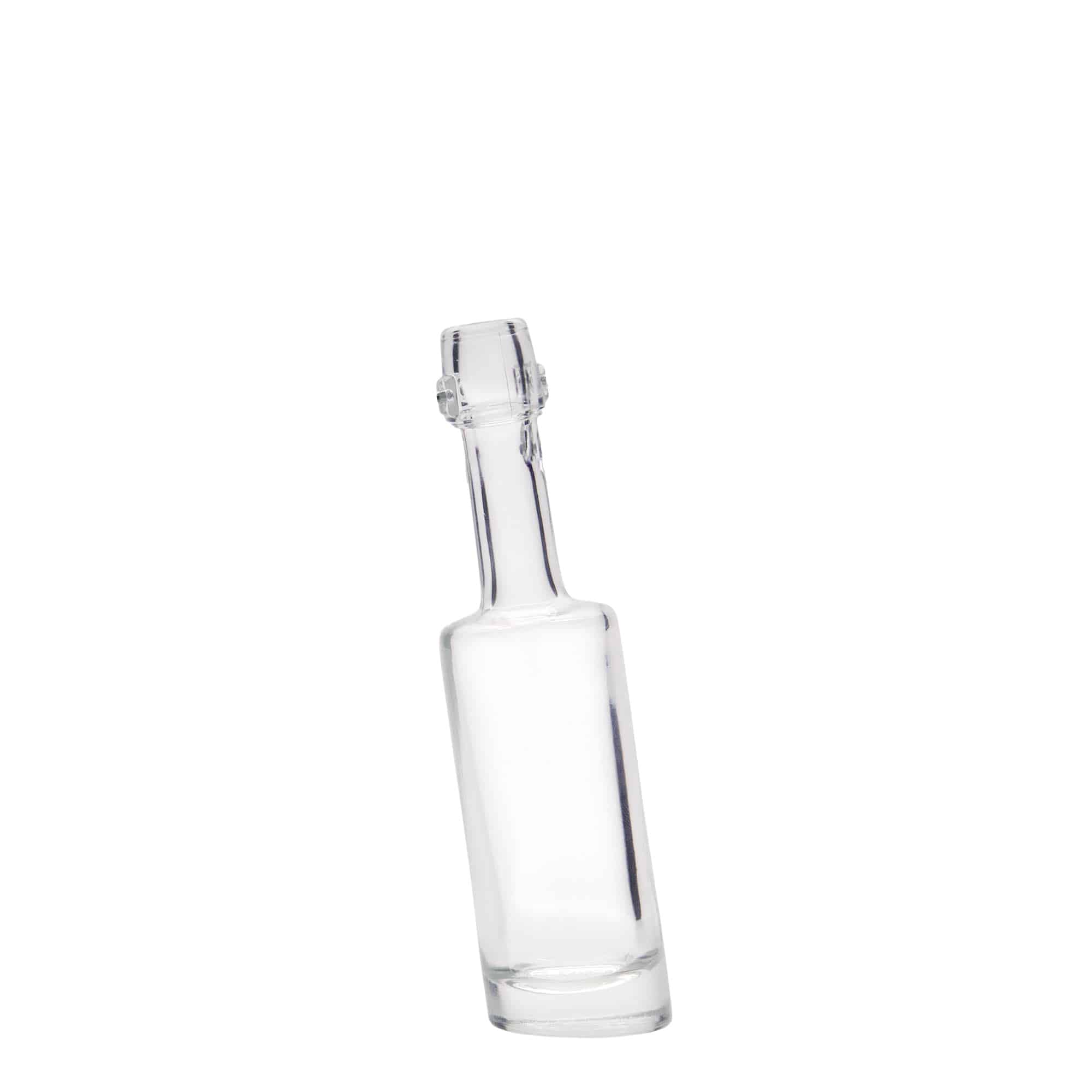 Sticlă de sticlă de 40 ml „Bounty”, gură: închidere cu clemă