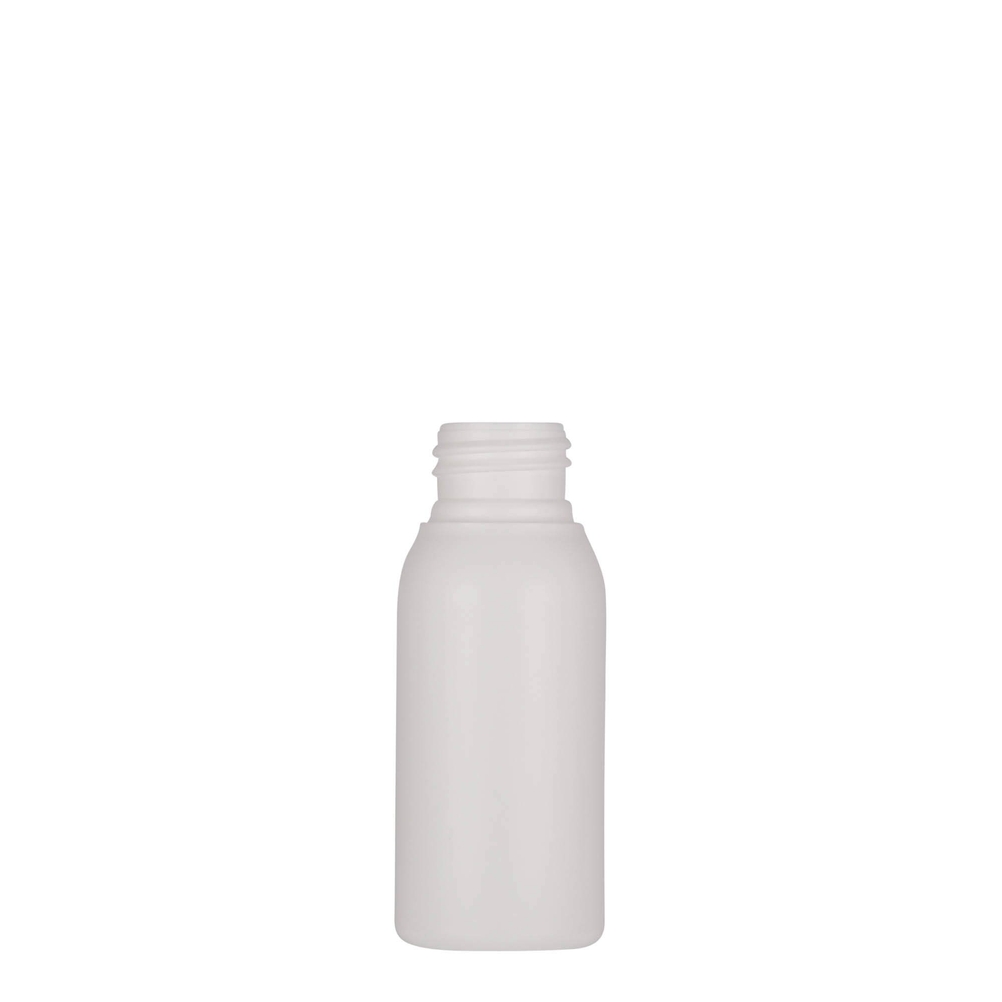 Flacon din plastic de 50 ml „Tuffy”, HDPE, alb, gât: 24/410