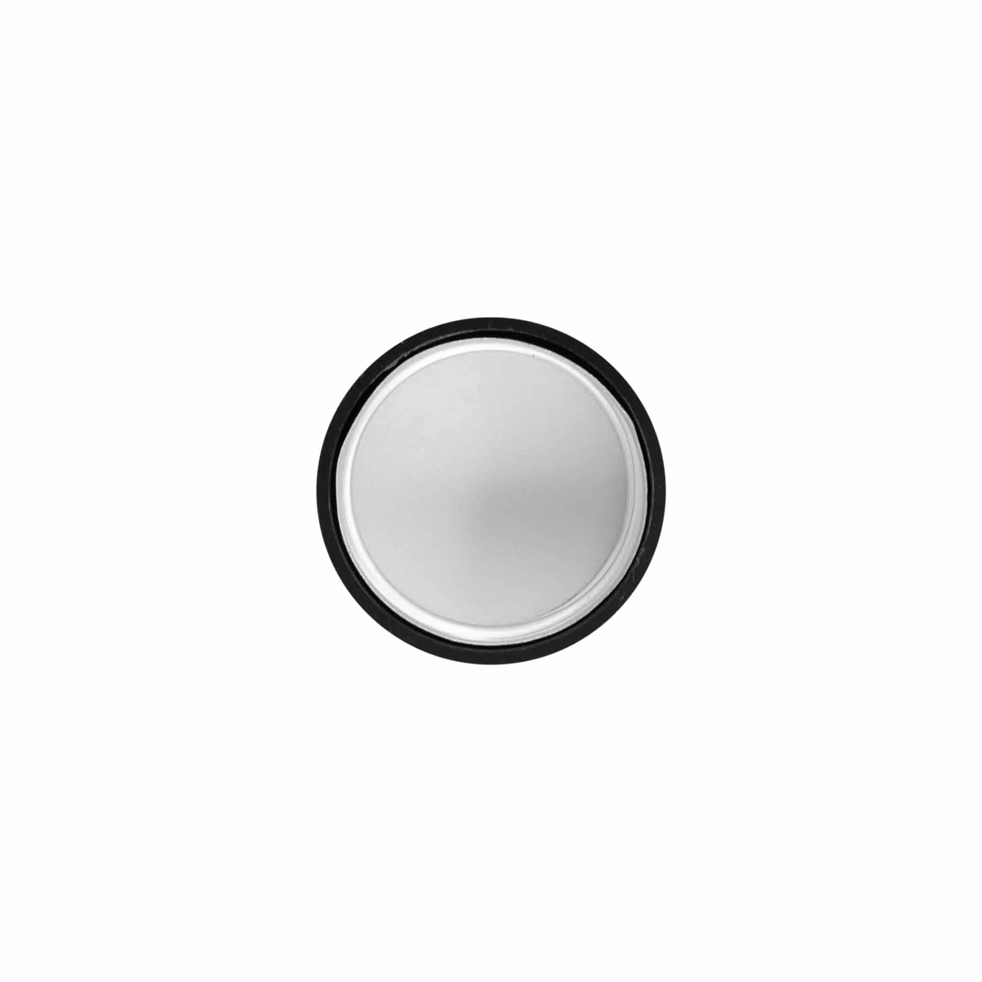Capac cu filet, plastic ABS, negru, pentru deschidere: GPI 28/400