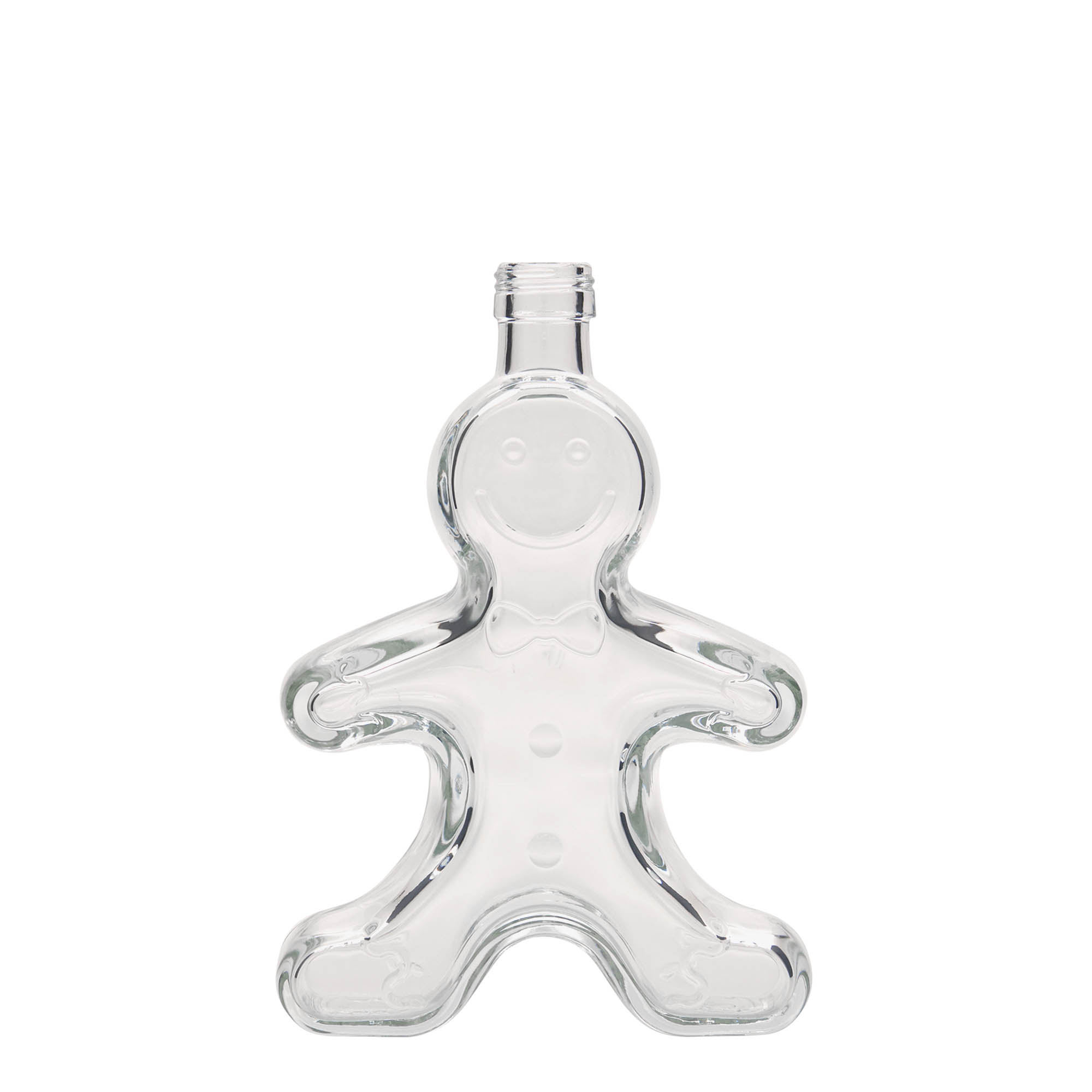 Sticlă de 250 ml „Lebkuchenmann”, gura: PP 24