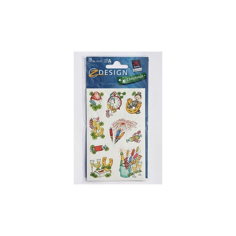 Zweckform autocolante „Revelion”, hârtie, multicolor