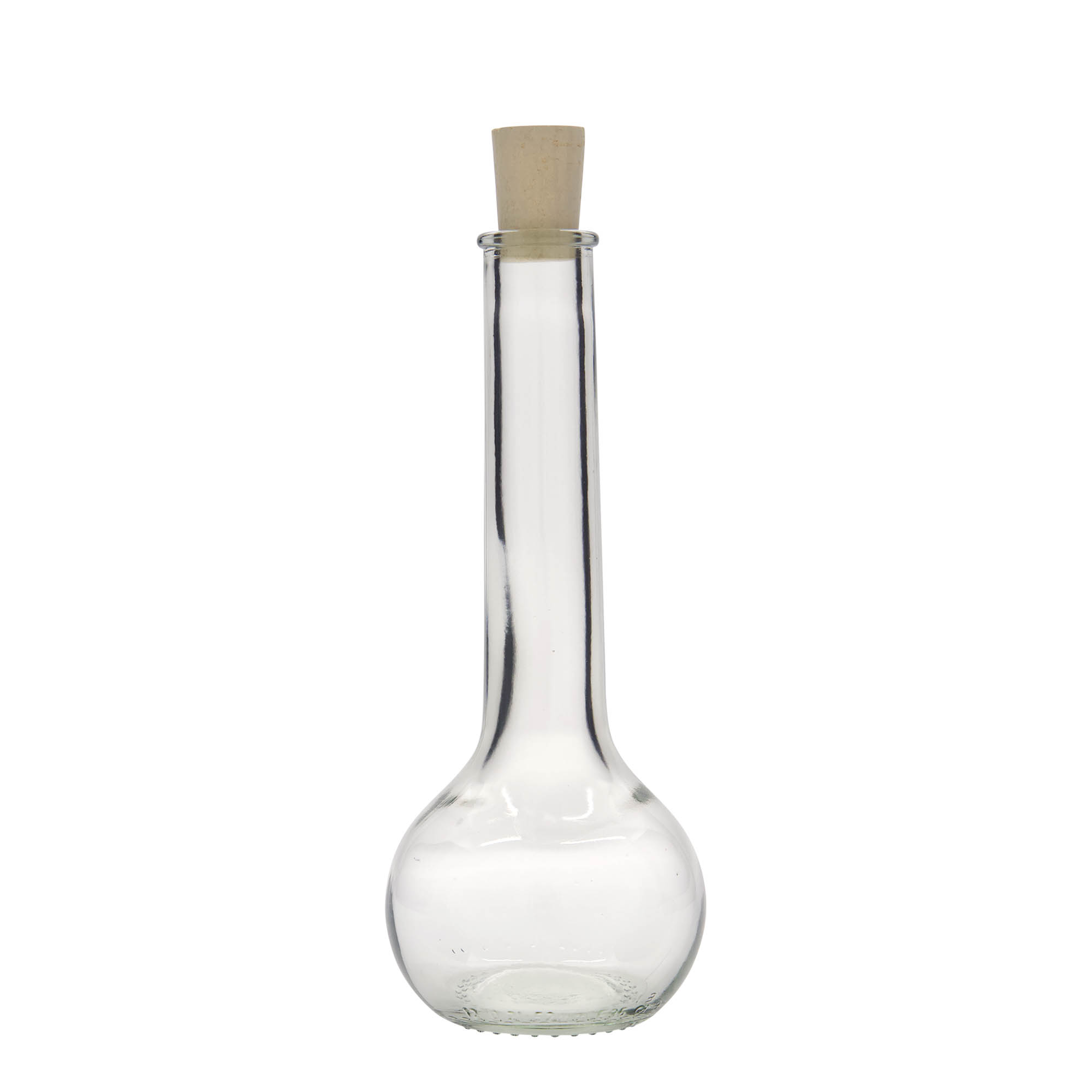 Sticlă de sticlă de 200 ml 'Tulipano', deschidere: dop de plută Sticlă de sticlă de 200 ml 'Tulipano', deschidere: dop de plută