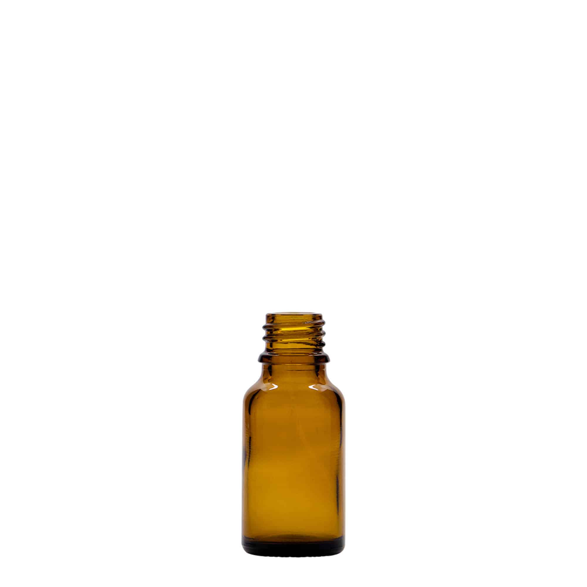 15 ml sticlă medicală, sticlă, maro, gura: DIN 18