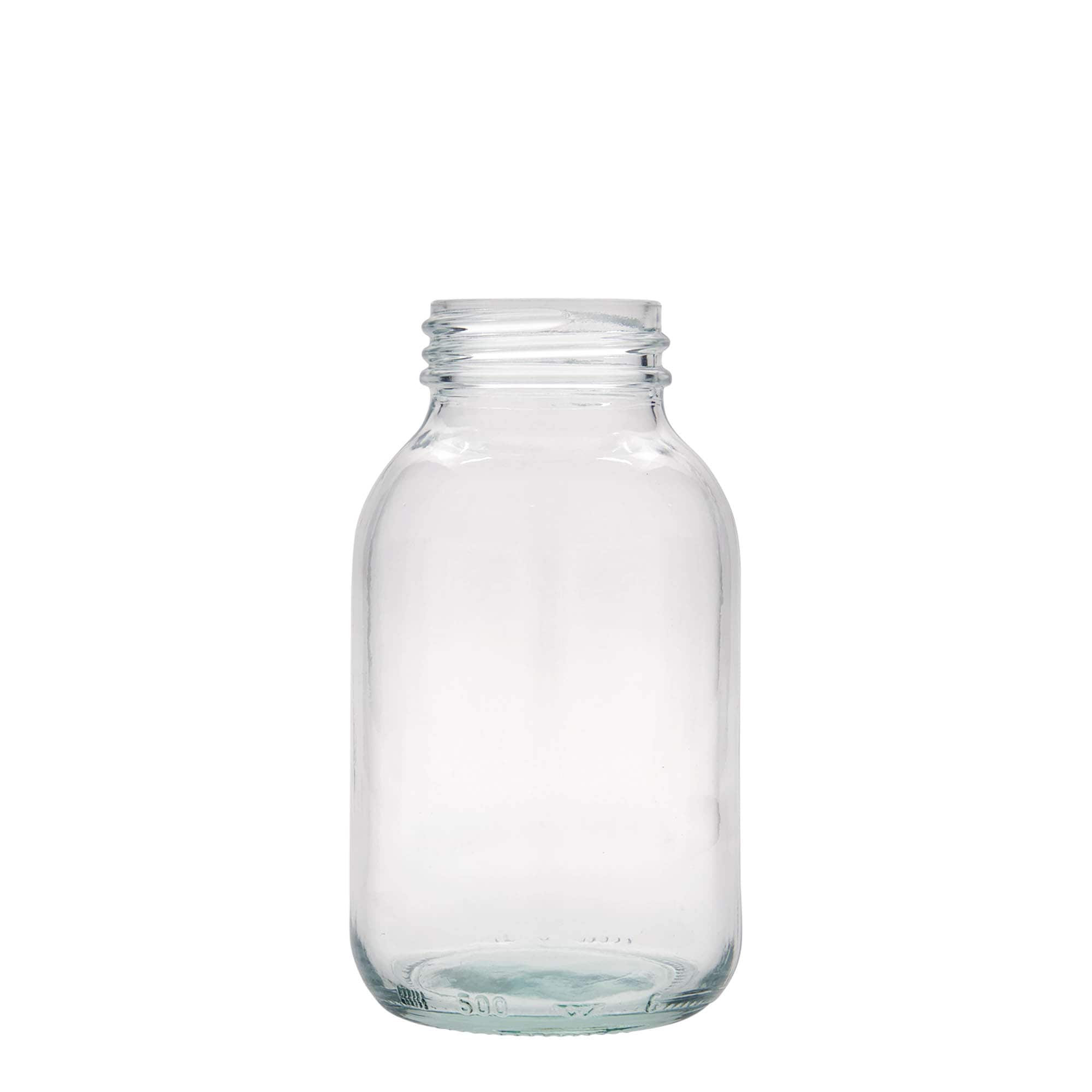 500 ml borcan cu gât larg, deschidere: DIN 55