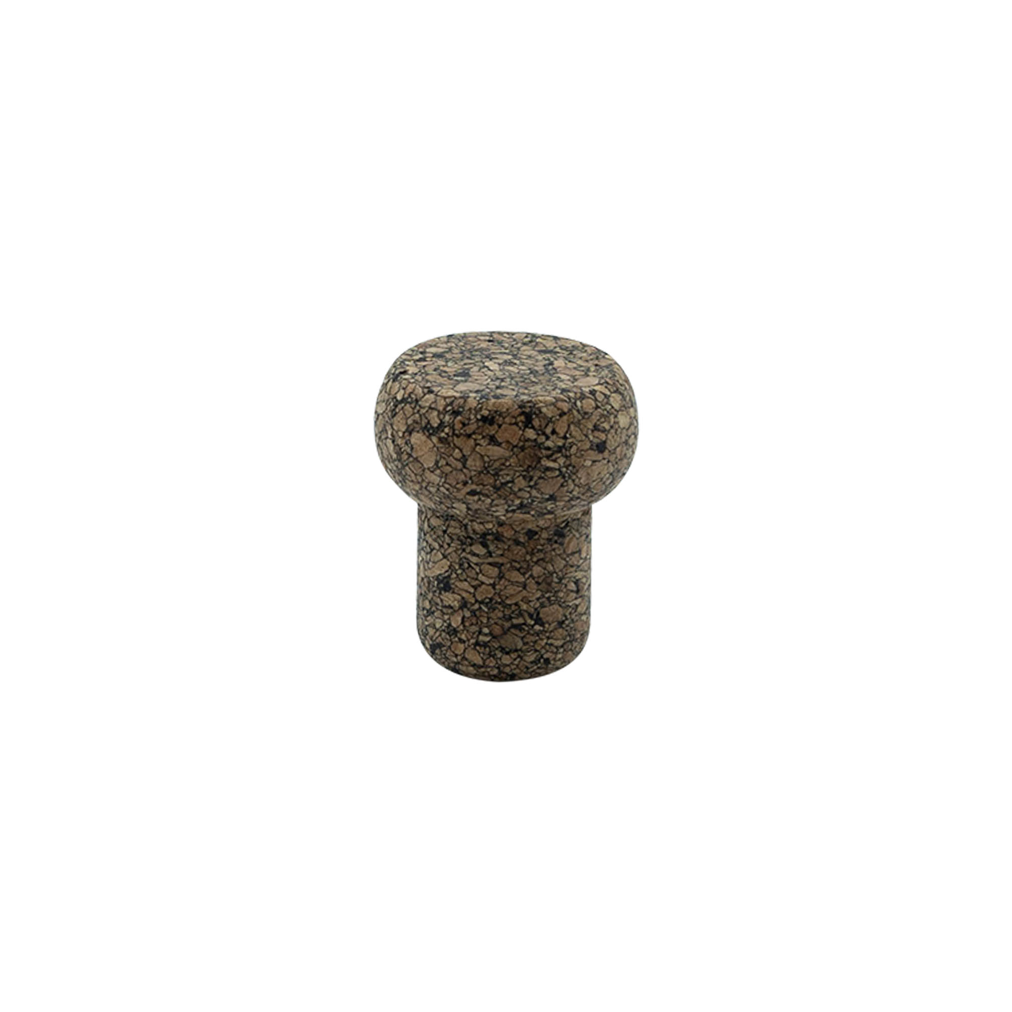Dop cu mâner „Barrel” 19,5 mm, Corkcoal, pentru gură: plută