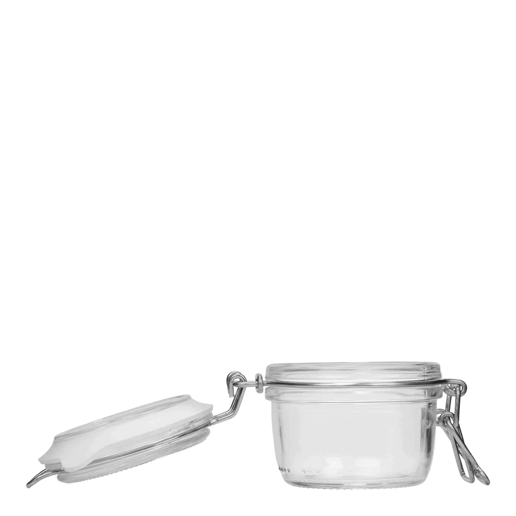125 ml borcan cu clemă metalică „Fido”, gura: închidere cu clemă metalică