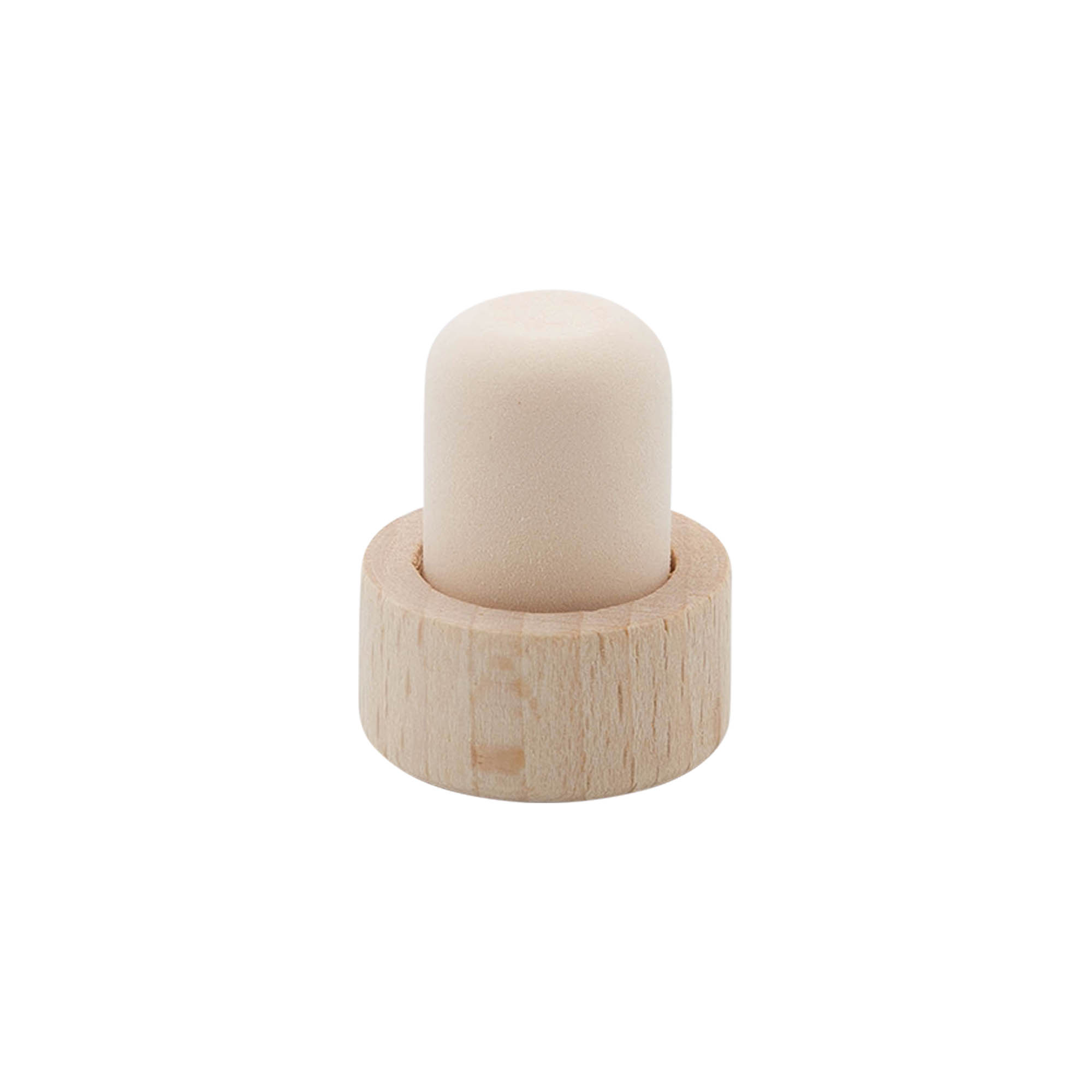 Dop cu mâner 19 mm, lemn/plastic, pentru gură: dop de plută Dop cu mâner 19 mm, lemn/plastic, pentru gură: dop de plută