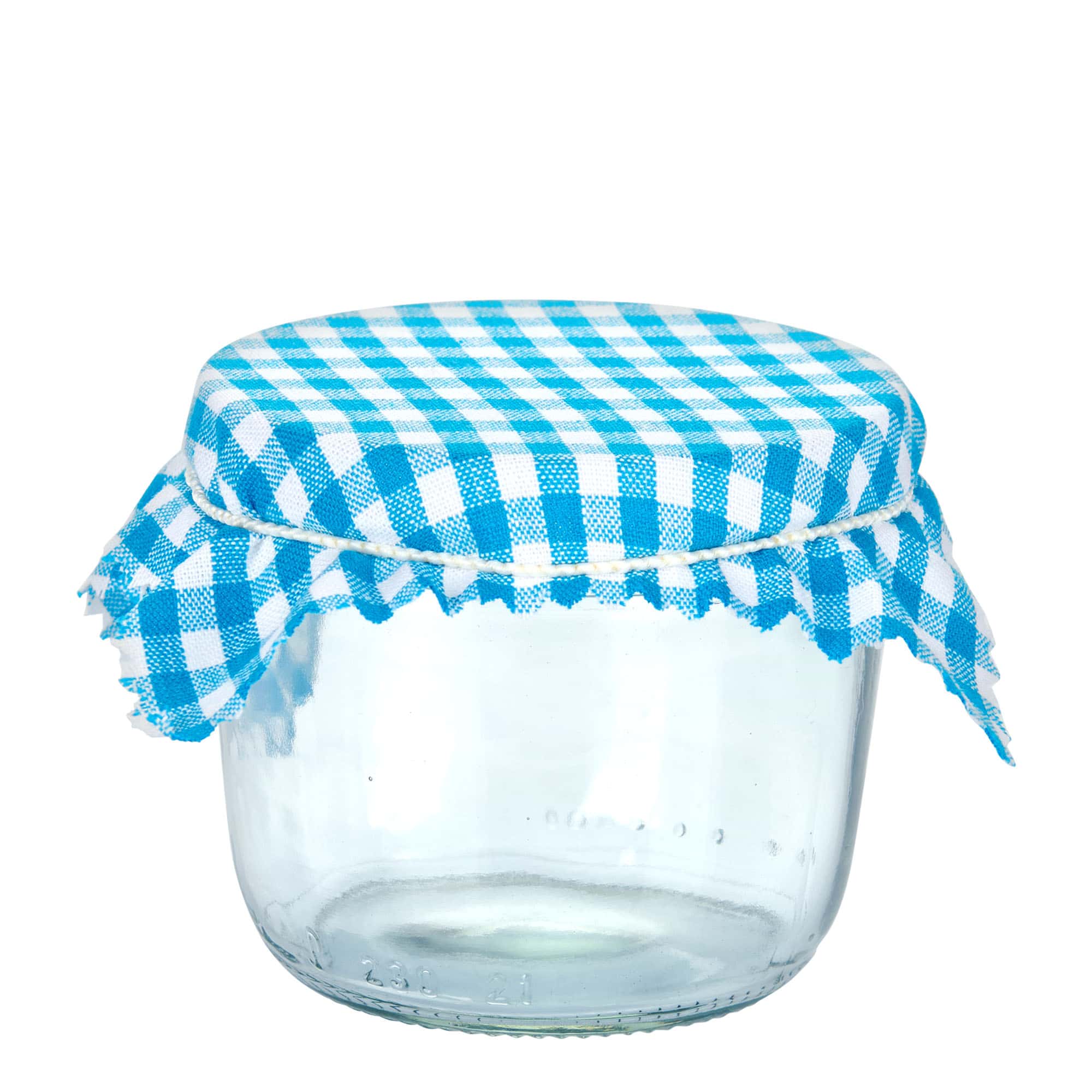 Șervețel textil pătrat, în carouri, 12x12, albastru, deschidere: TO38-TO53