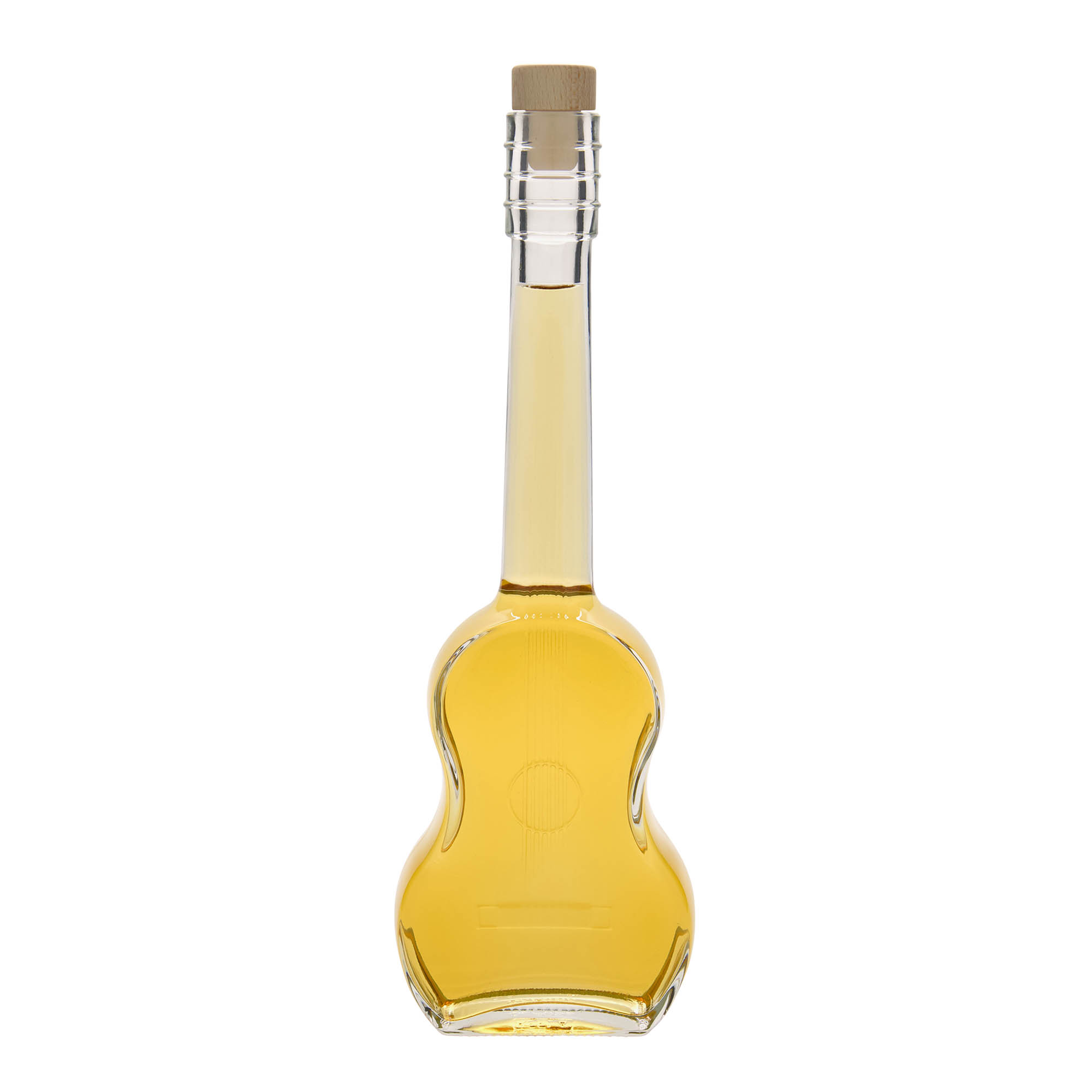 Sticlă de sticlă de 500 ml „Chitară”, gura: dop de plută