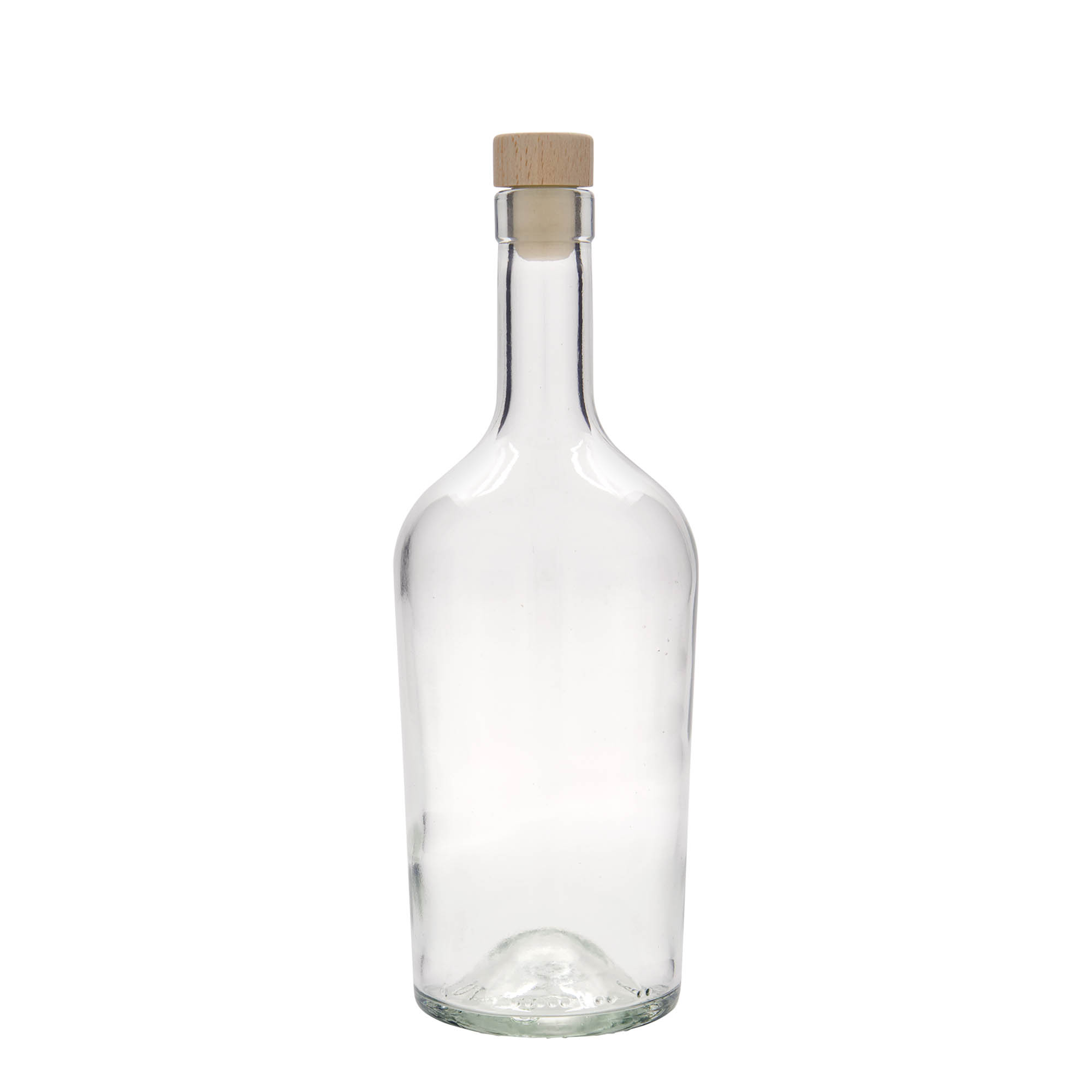 Sticlă de sticlă 700 ml „Margarethe”, gura: dop de plută