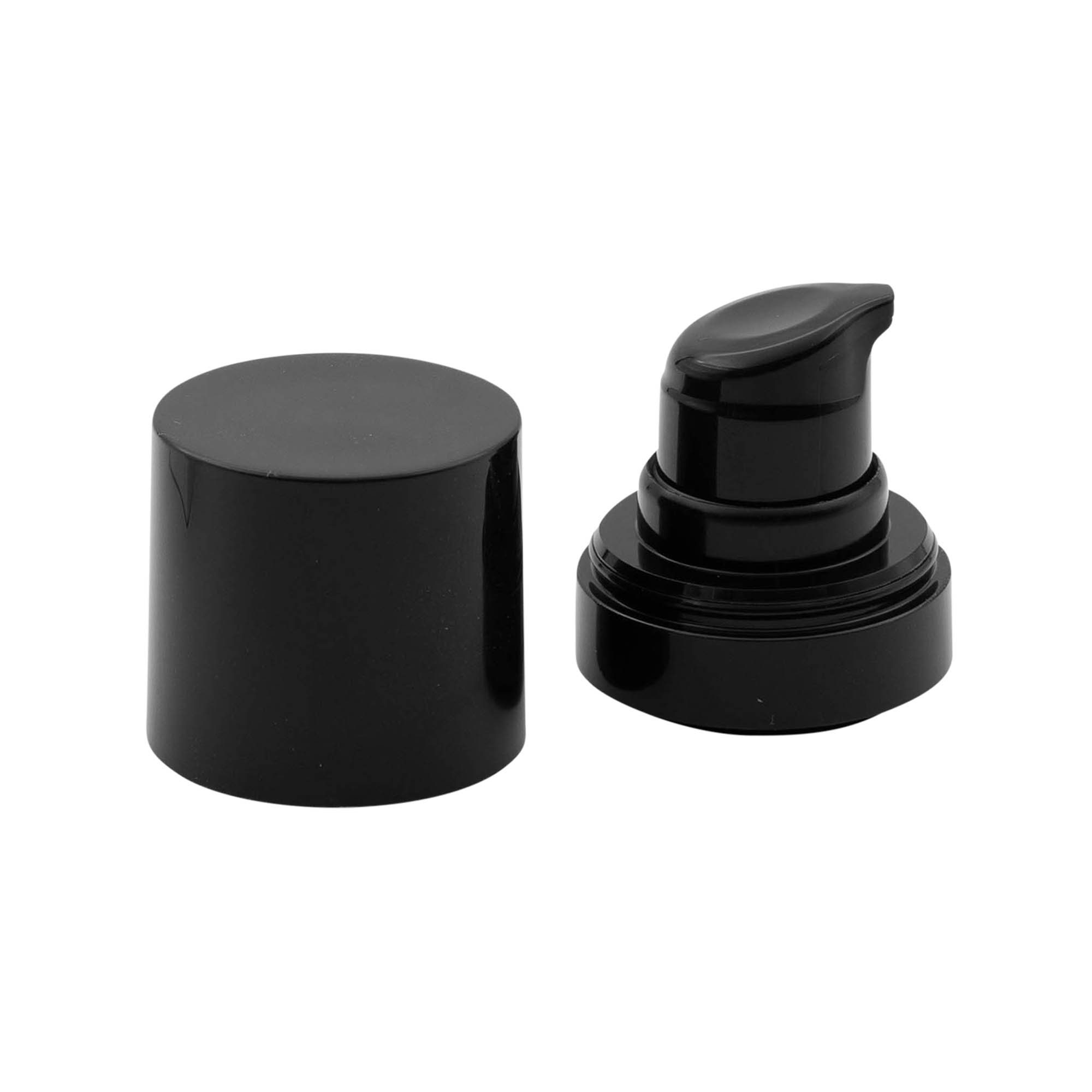 Cap de pompă dozator airless „Micro”, plastic PP, negru Cap de pompă dozator airless „Micro”, plastic PP, negru