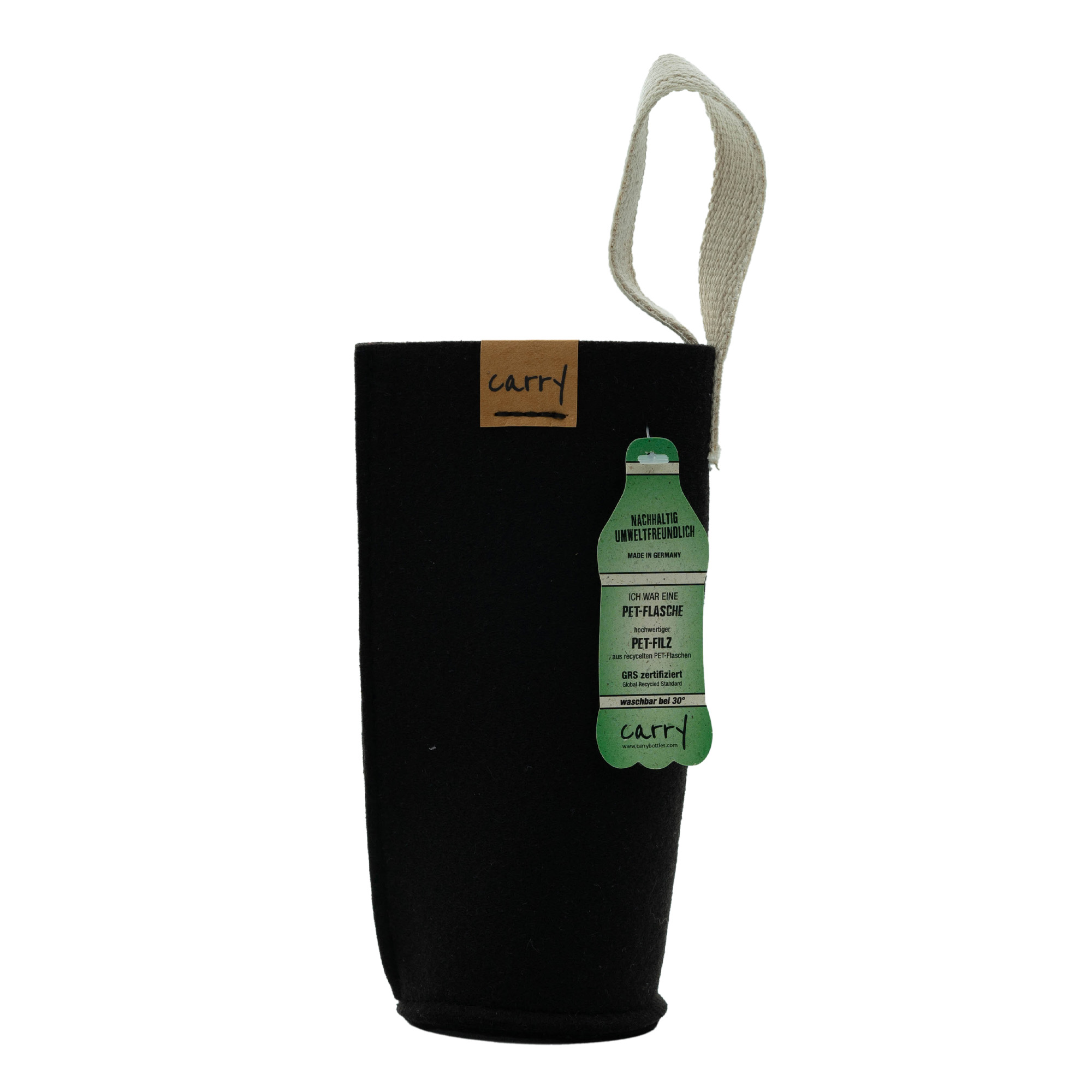 Mâneca CARRY, textil, negru